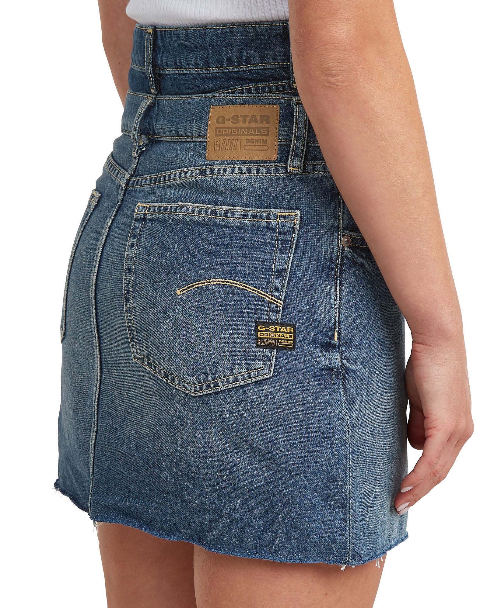 G-STAR Jeanskleid »Carter Double Waistband Mini Skirt«