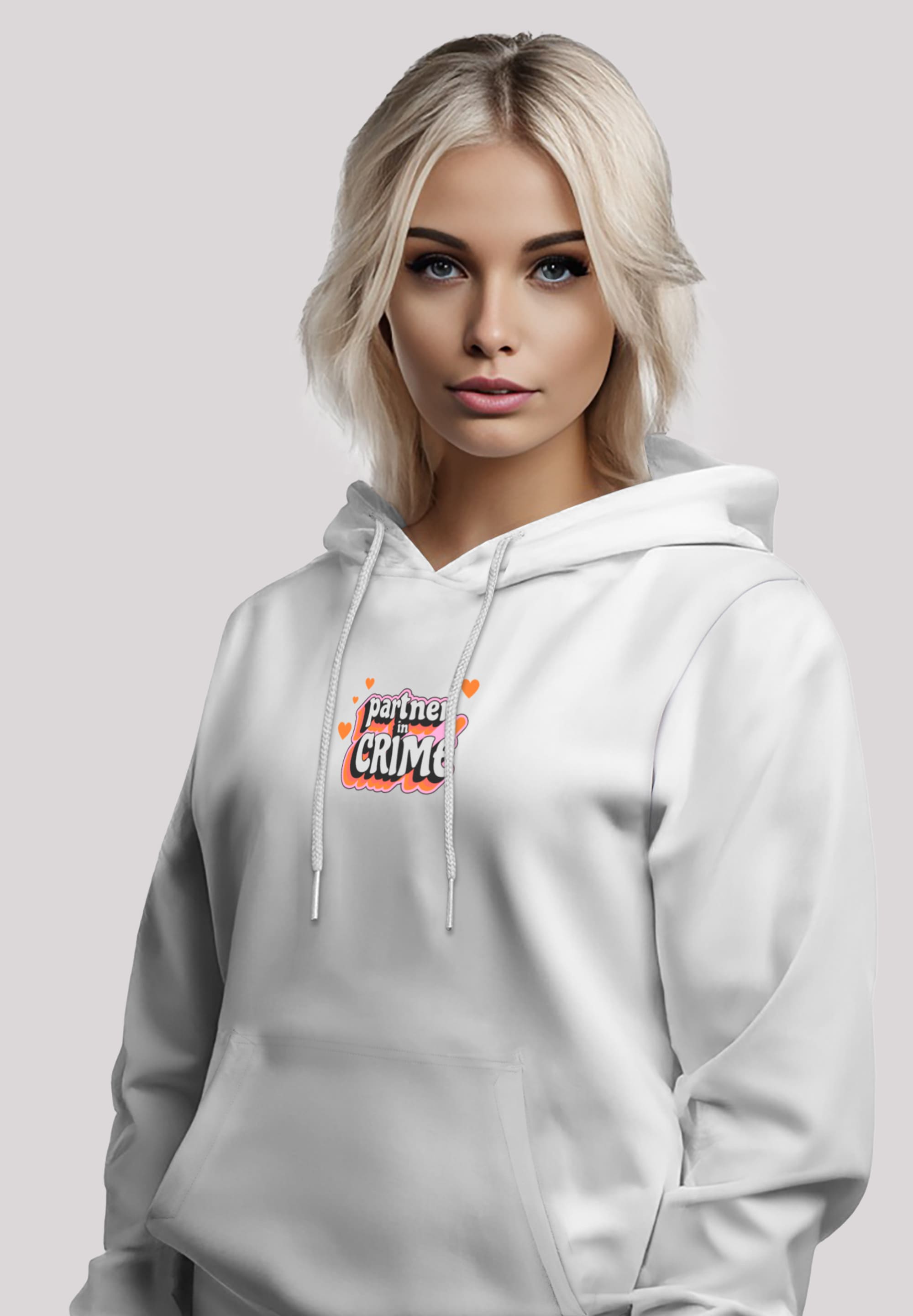 F4NT4STIC Kapuzenpullover »Partner In Crime Valentinstag Partner Design«, Premium Qualität
