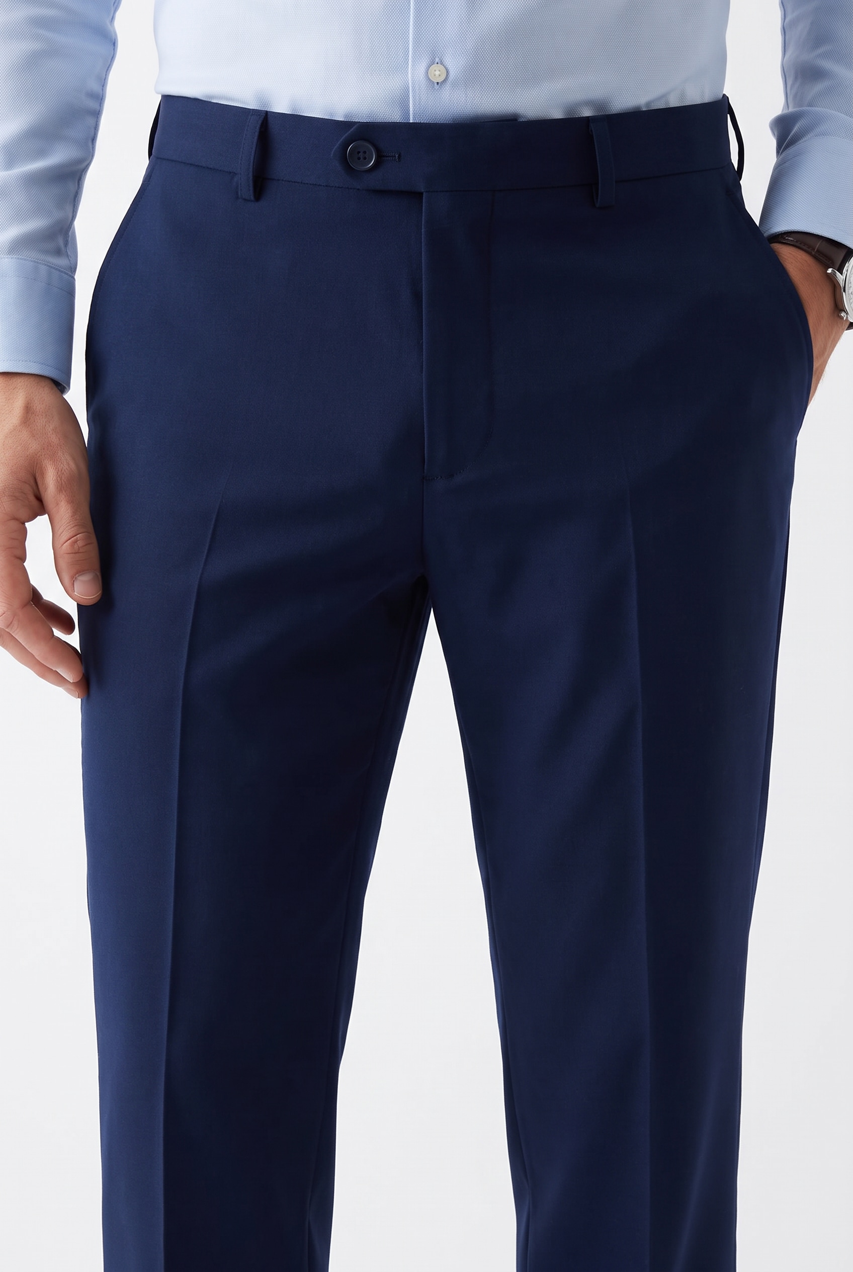 Man's World Anzughose »Baukastenhose«  gerade Beinform, im Regular Fit, bügelfreies Obermaterial
