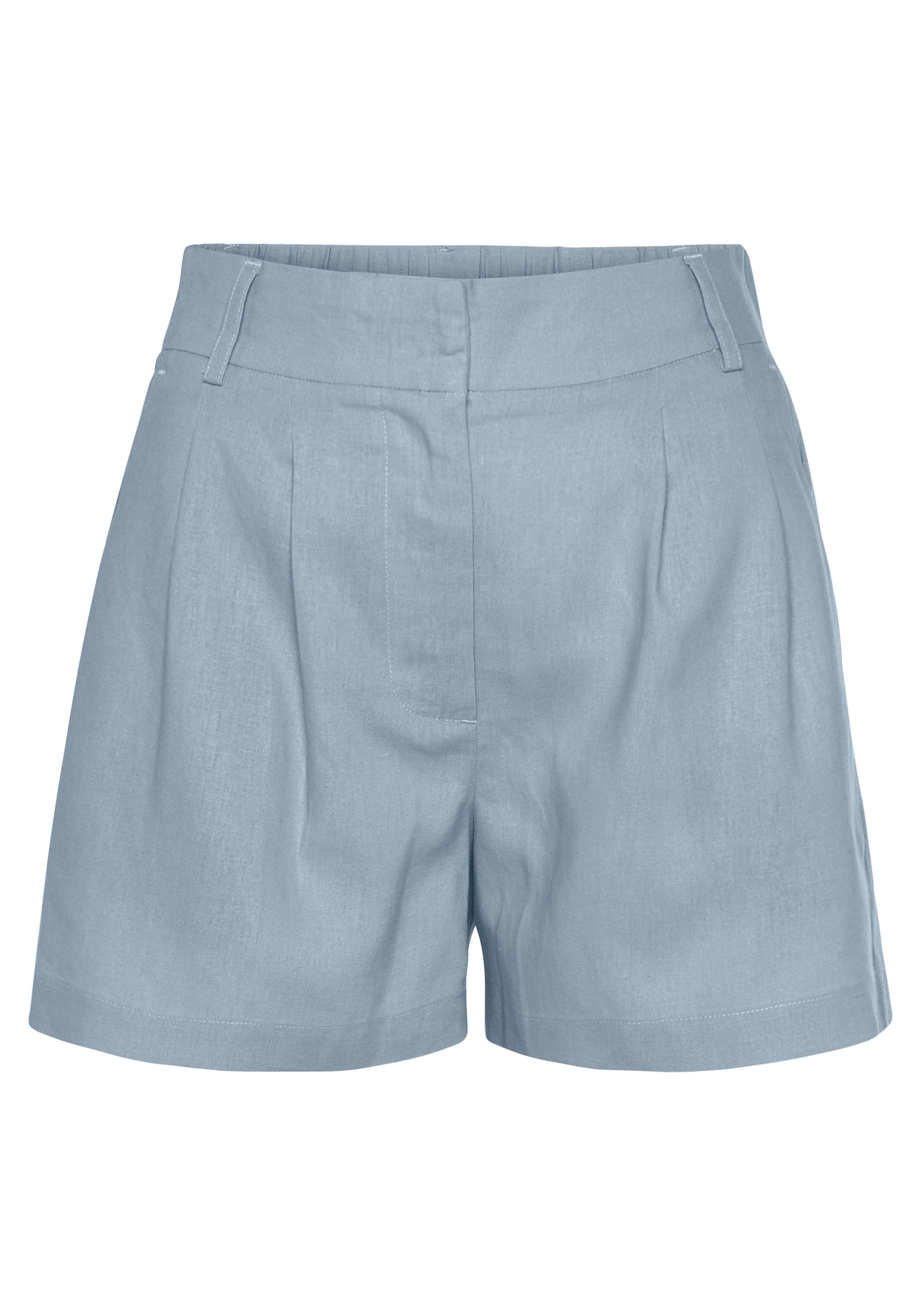 LASCANA Webshorts aus Leinen-Viskose-Mix günstig online kaufen