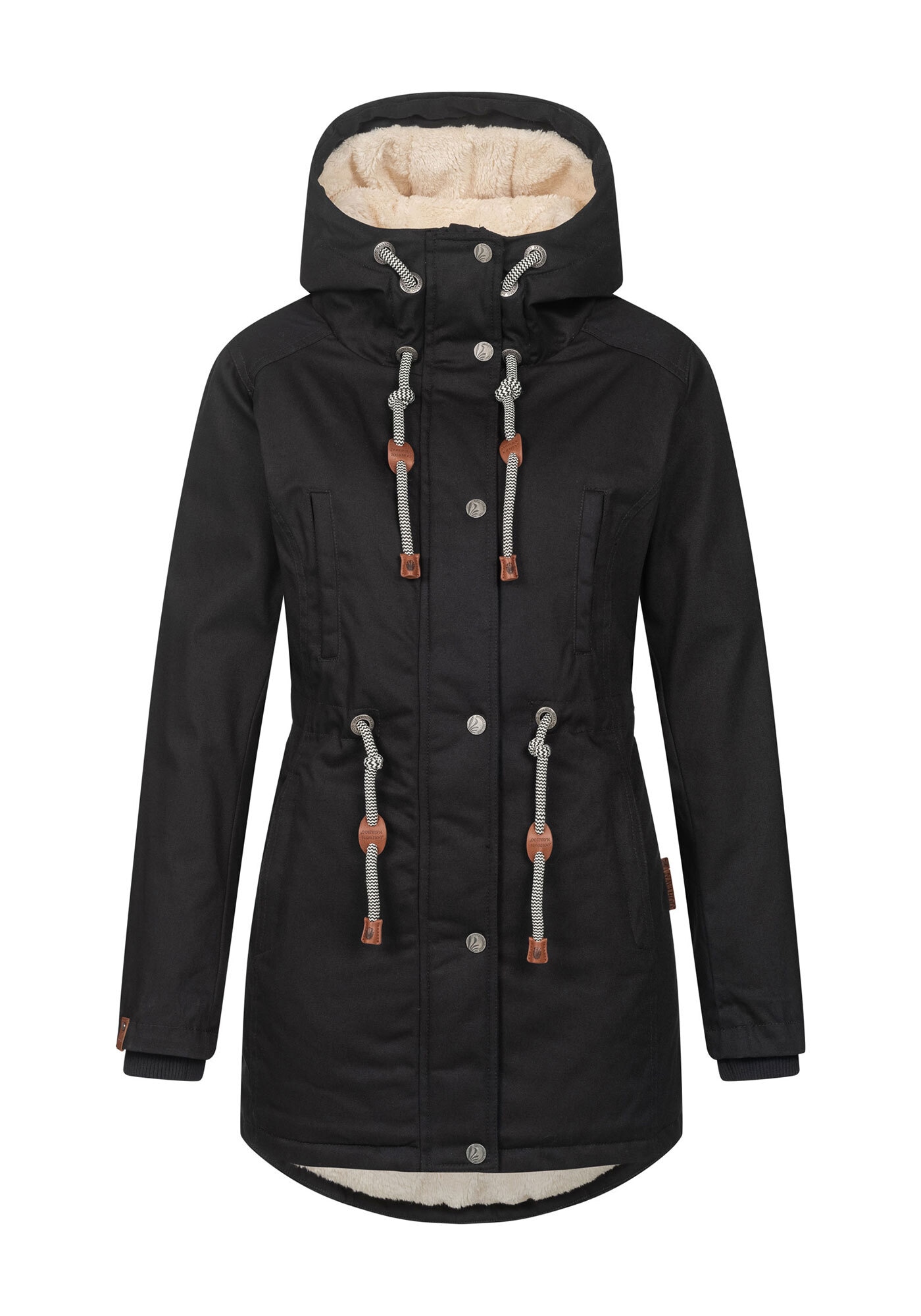 Navahoo Winterjacke »Ireliaa«, mit warmen Teddyfell