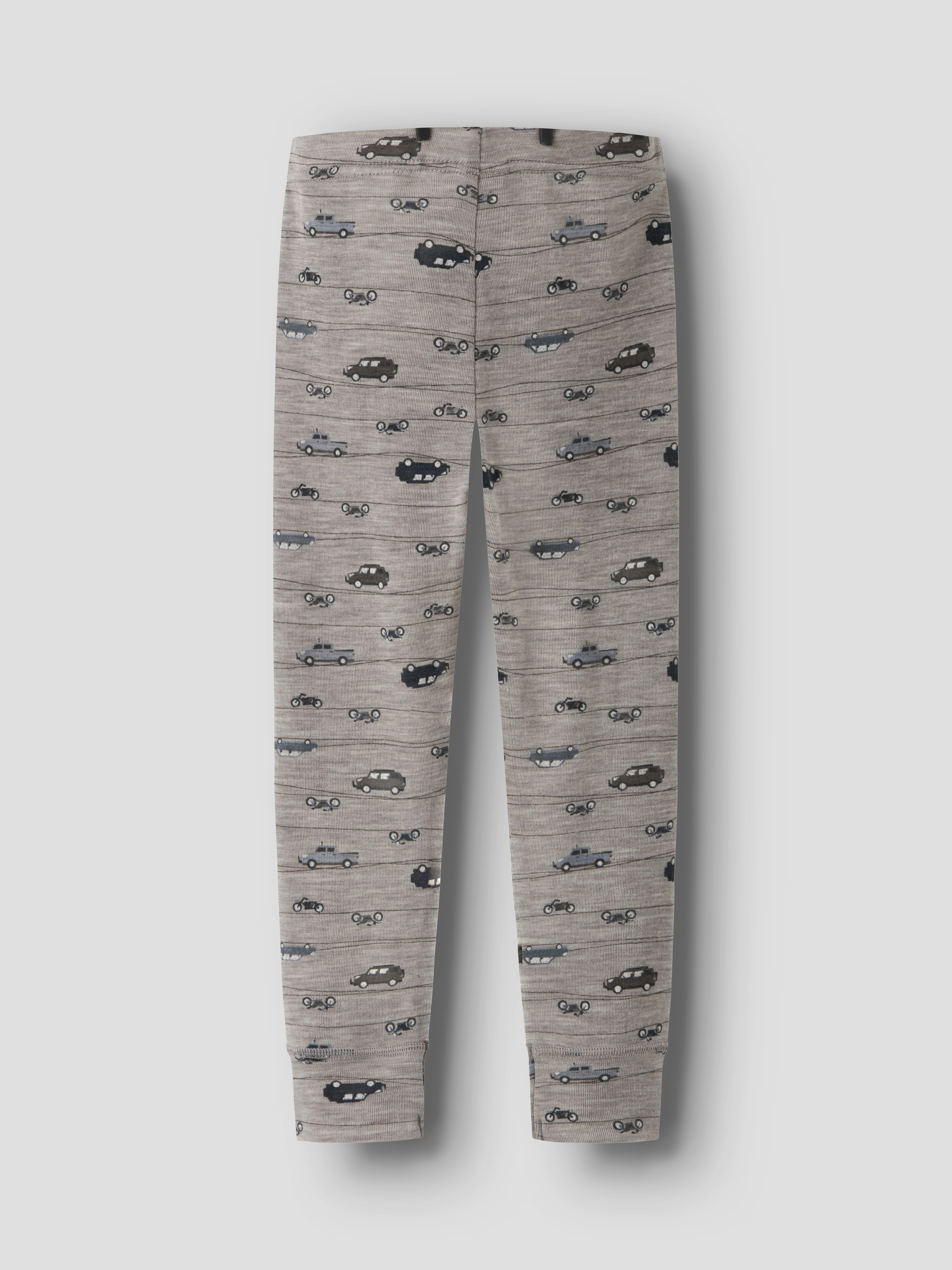 Name It Leggings »NMMWANG WOOL RIB LONGJOHN AOP NOOS«  aus reiner Merinowolle, weich und wärmend