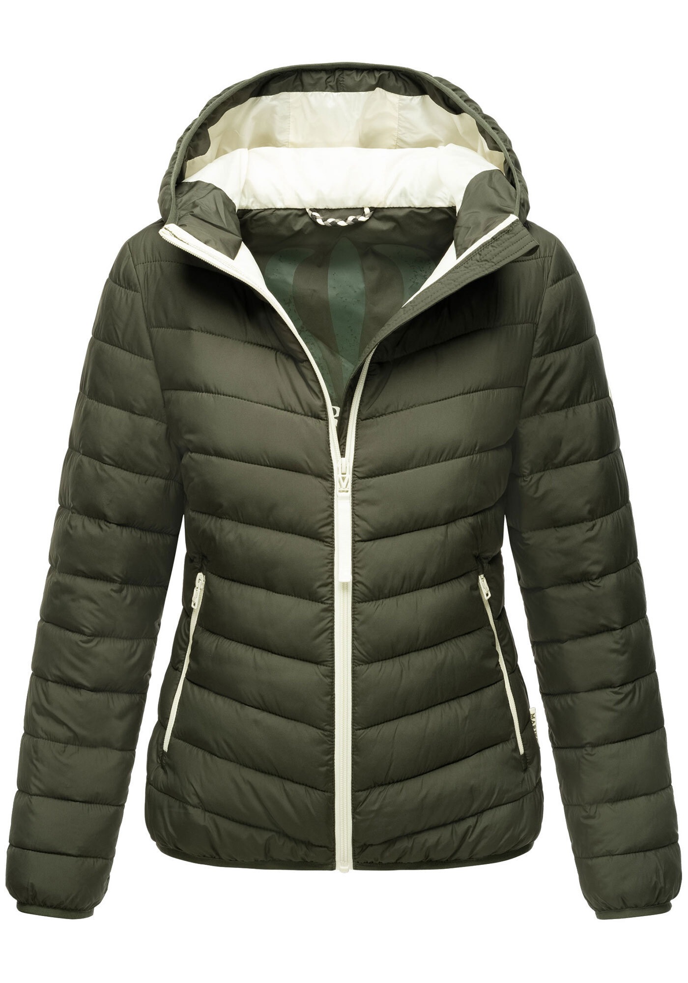 Marikoo Winterjacke »Pack mich ein«, Mit Kapuze und Beutel zum Verstauen der Jacke