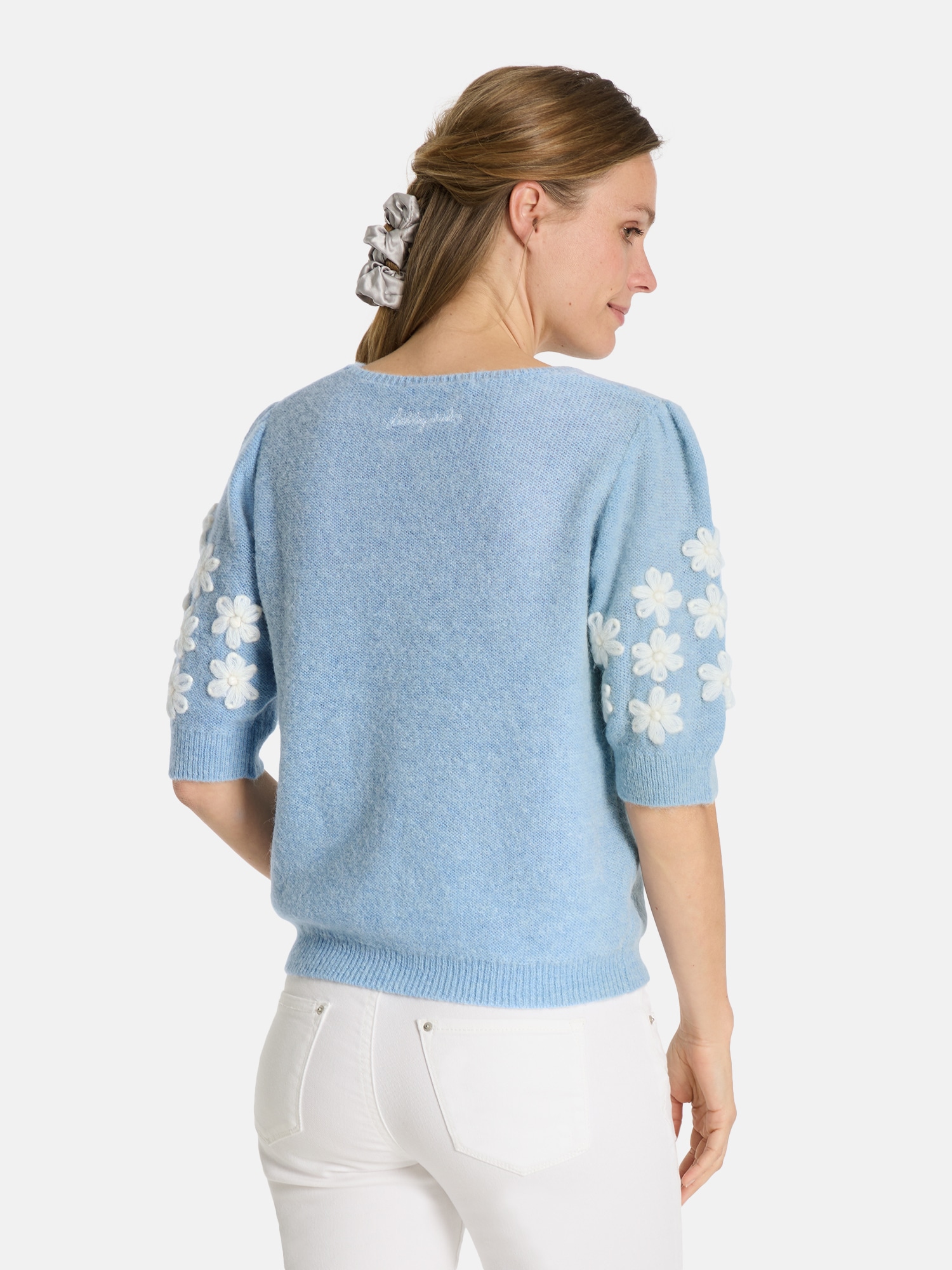 Lieblingsstück Kurzarmpullover »ZerdaliL« mit Alpakawolle und Wolle