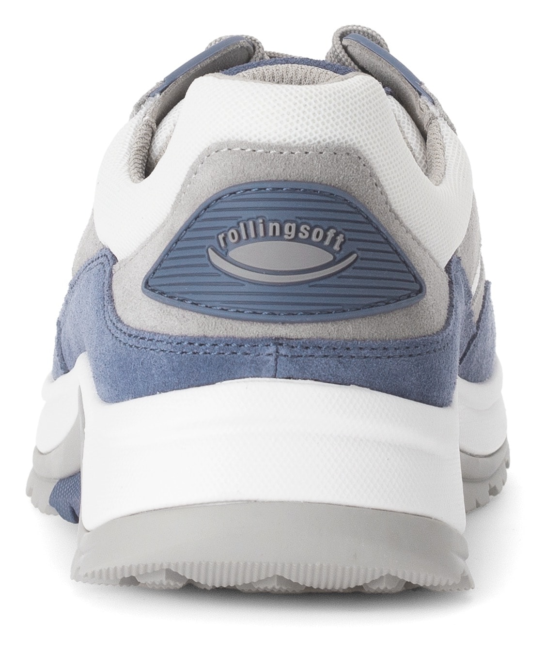 Gabor Rollingsoft Keilsneaker, Freizeitschuh, Halbschuh, Schnürschuh mit Wechselfußbett, Weite G