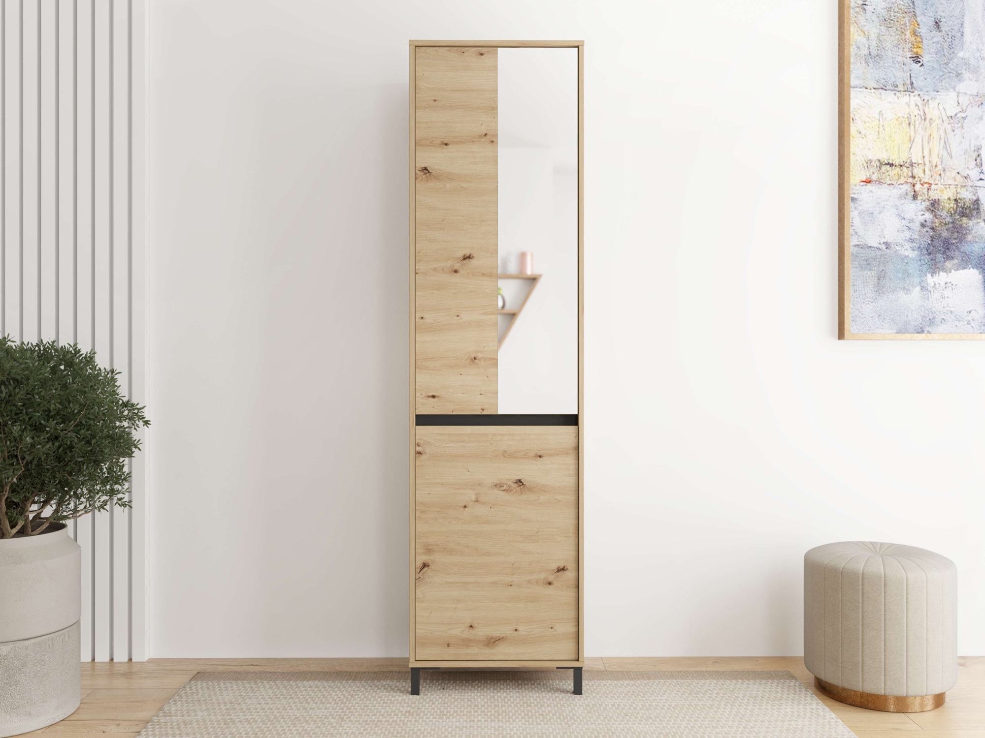 Home affaire Garderobenschrank "Arran, Stauraumschrank, Flurschrank, auszie günstig online kaufen