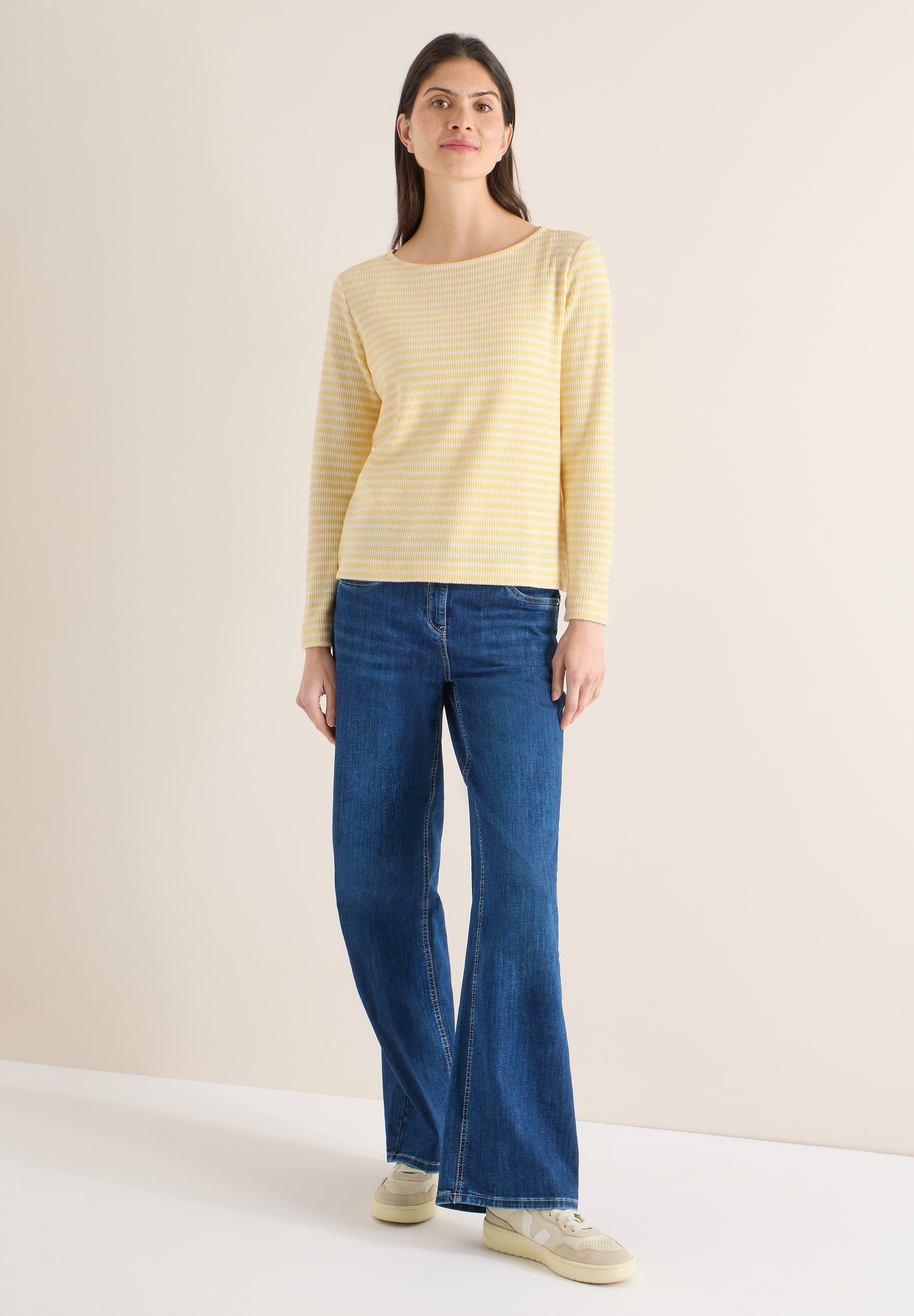 Cecil Langarmshirt mit U-Boot-Ausschnitt