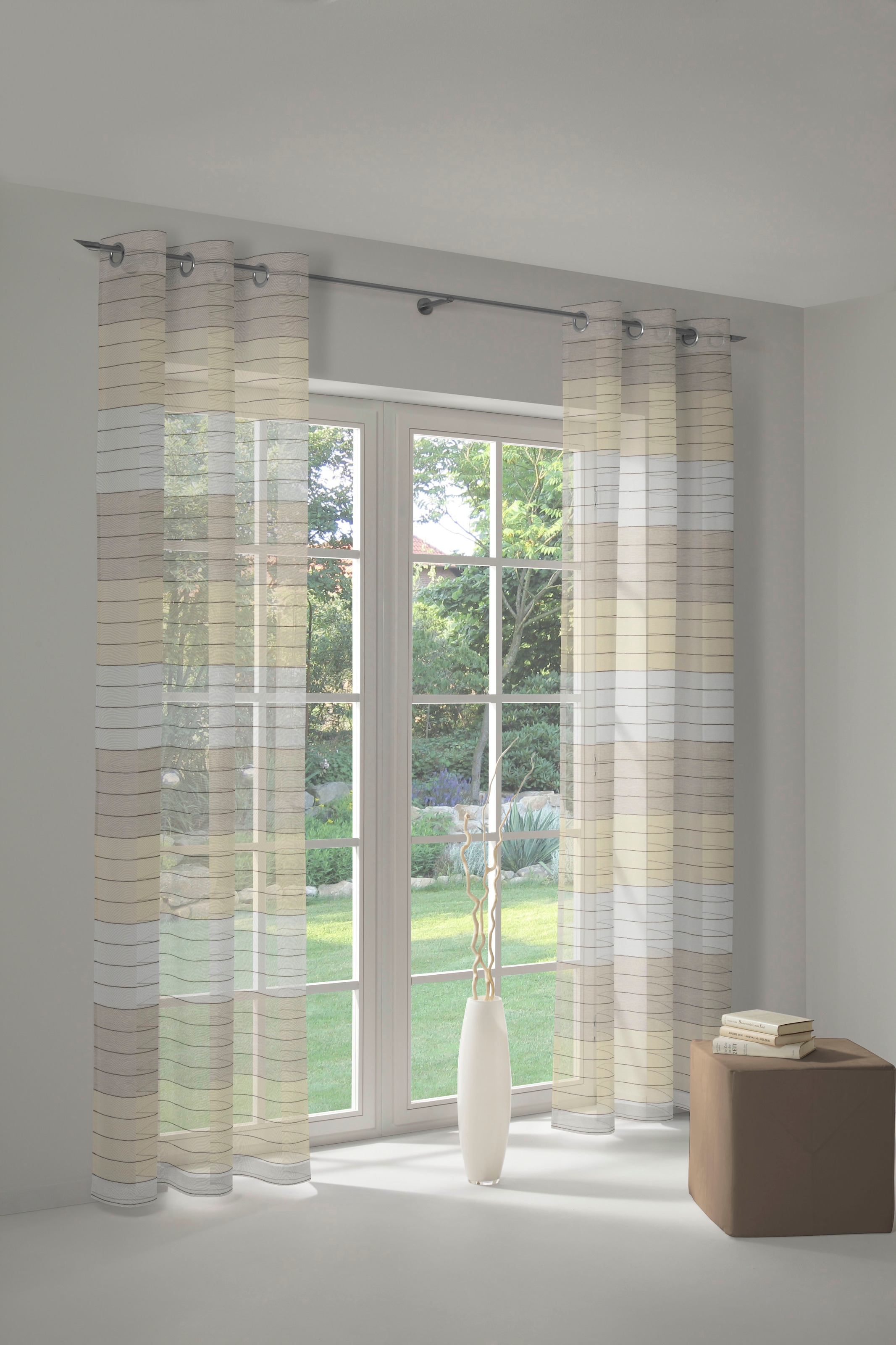 Wirth Vorhang "Barletta" Ösen 1 Stk. tlg. günstig online kaufen