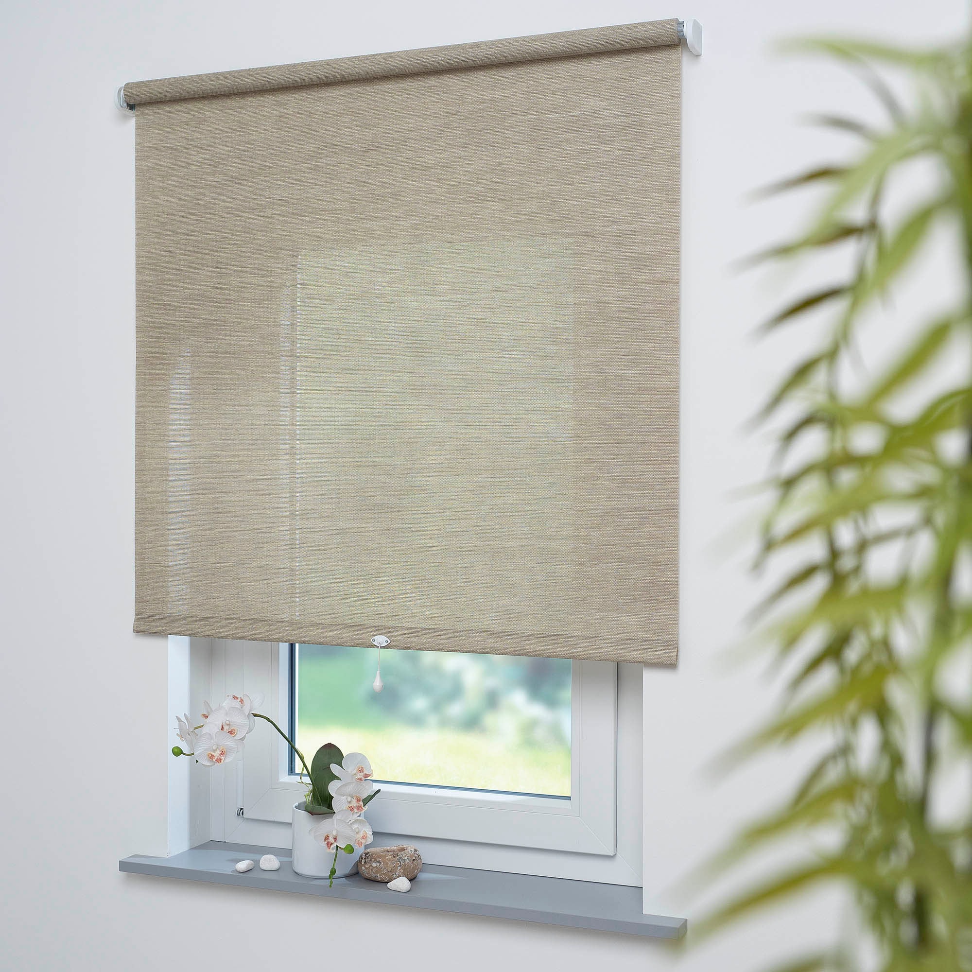 Liedeco Springrollo "Springrollo, mit Dekor, lichtdurchlässig, Struktur nat günstig online kaufen