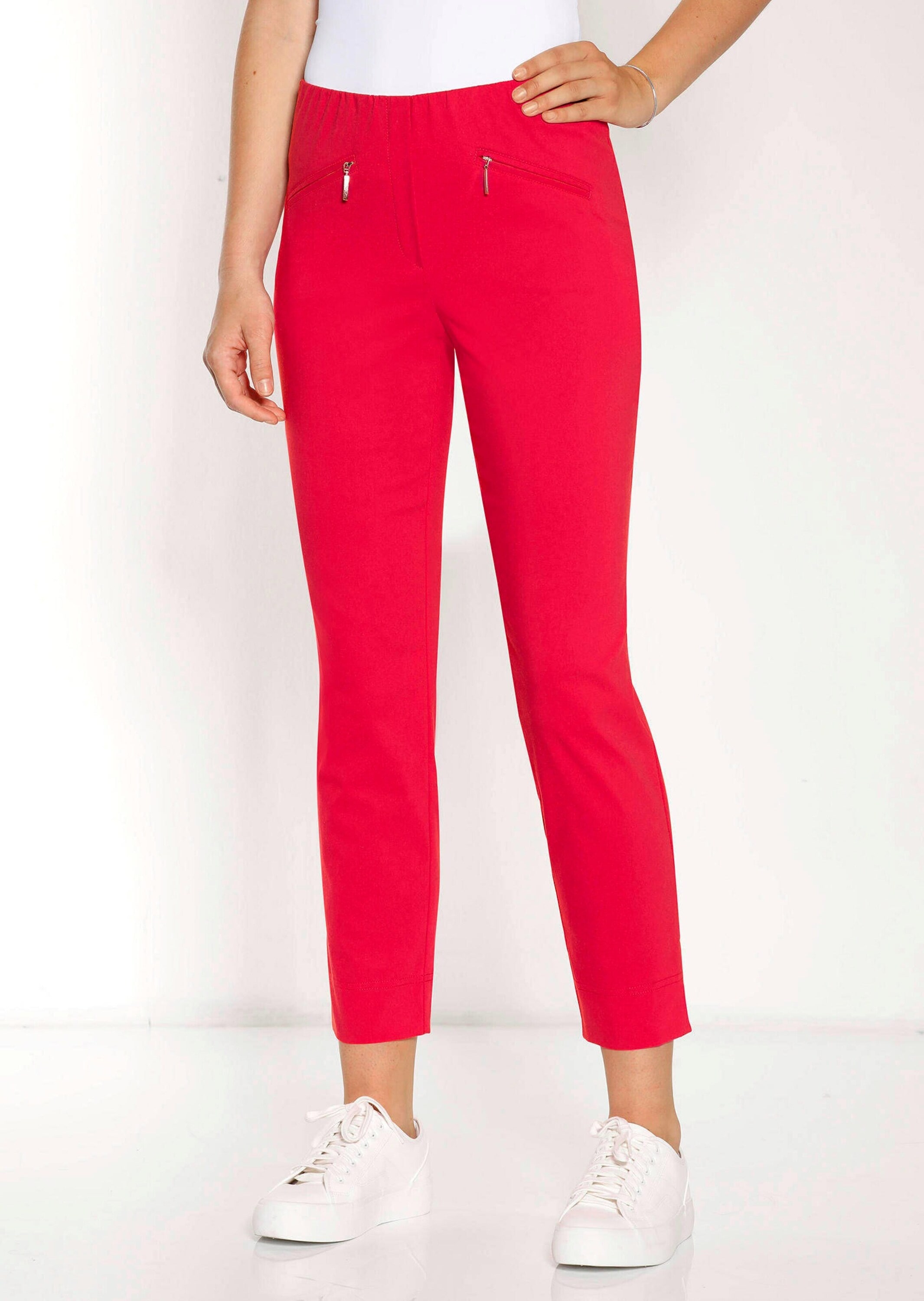 GOLDNER 7/8-Hose »Stretchhose LOUISA, dehnbar & mit Taschen«