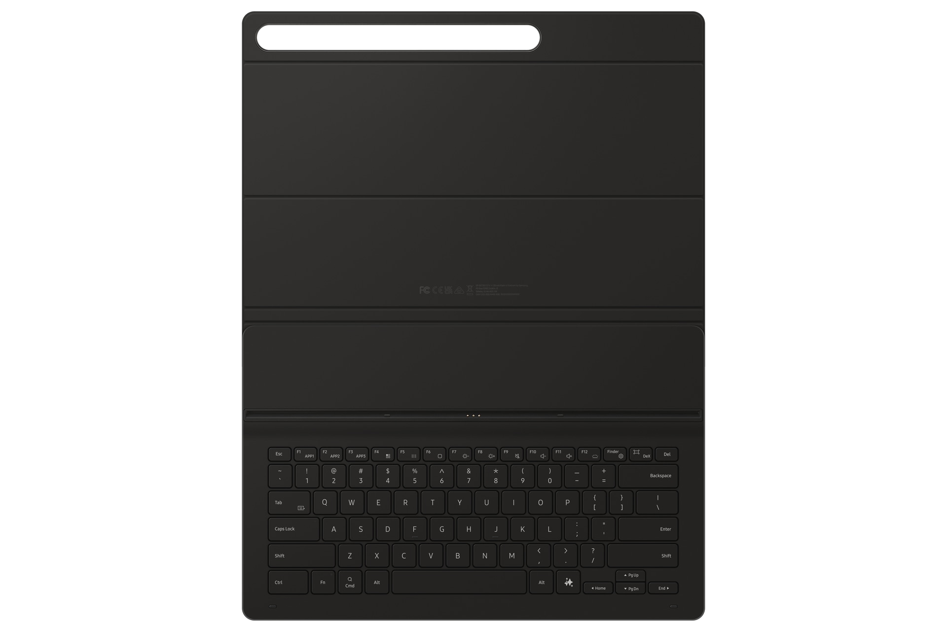 Samsung Tablet-Hülle »Book Cover Keyboard Slim«, Tastatur Cover, Schutzhülle, Tablethülle, Case, Schutzcase, stoßfest