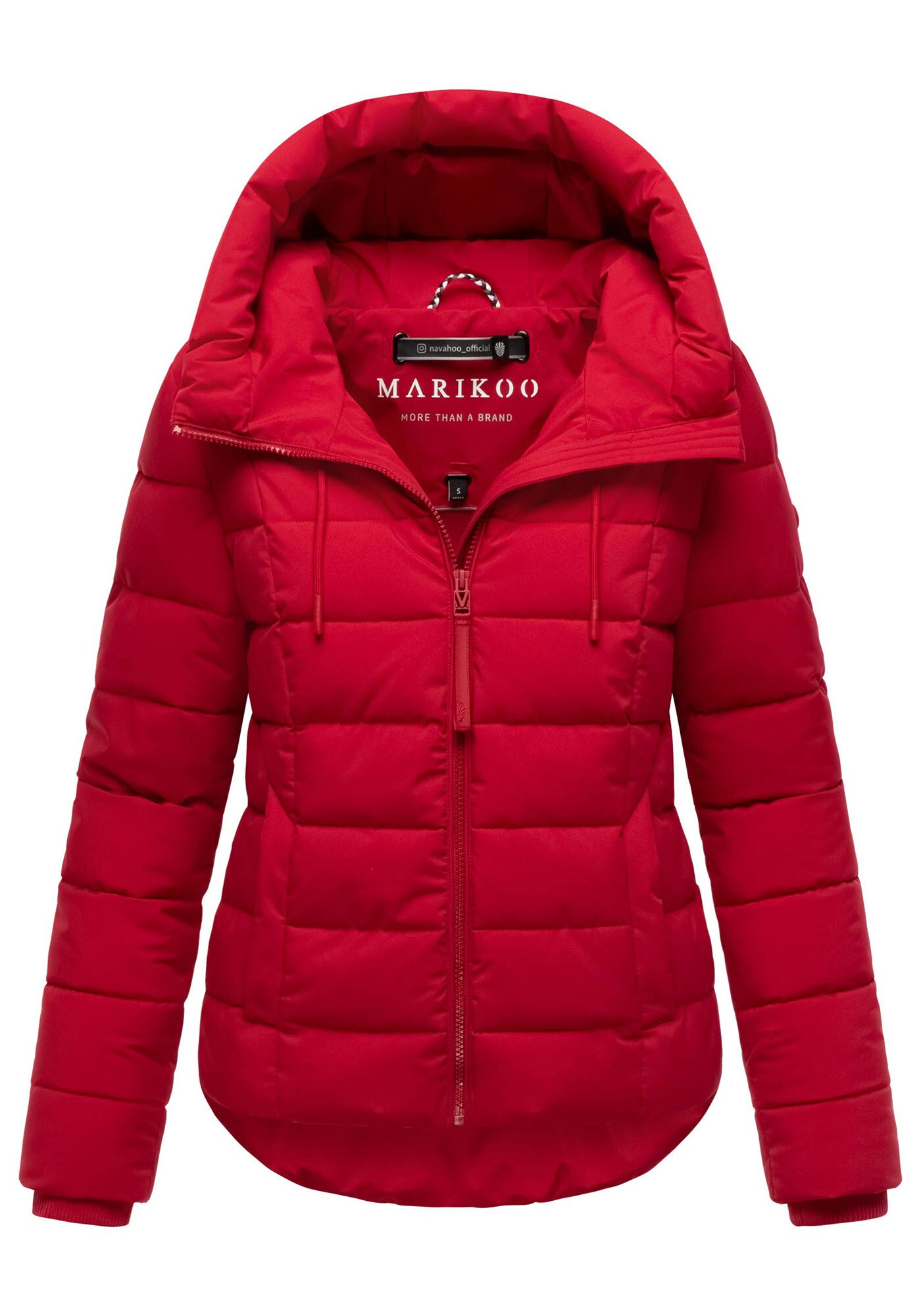 Marikoo Winterjacke »Tayenaa«, mit schmaler Steppung und extra hohem Kragen