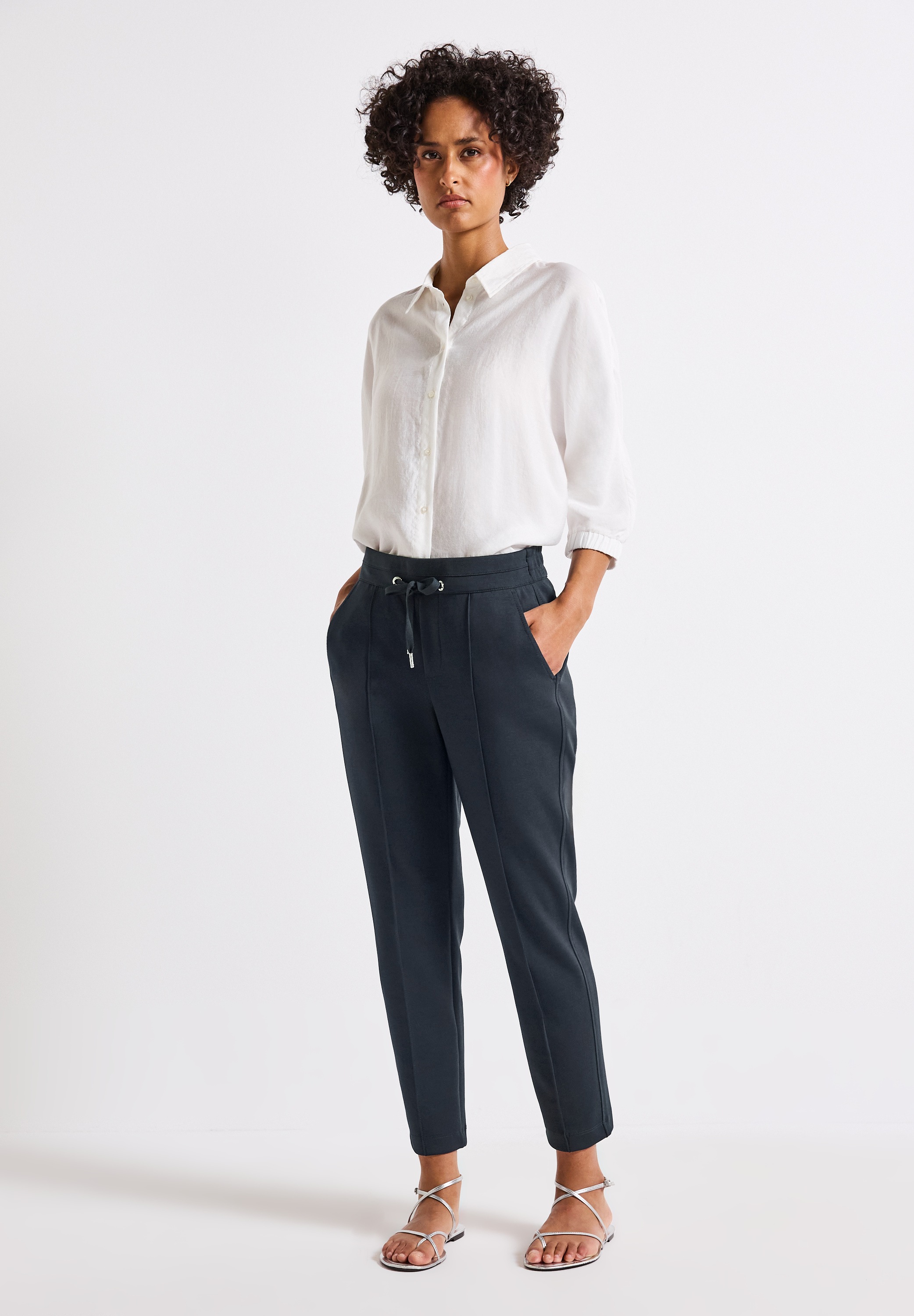 STREET ONE Jogger Pants, Middle Waist