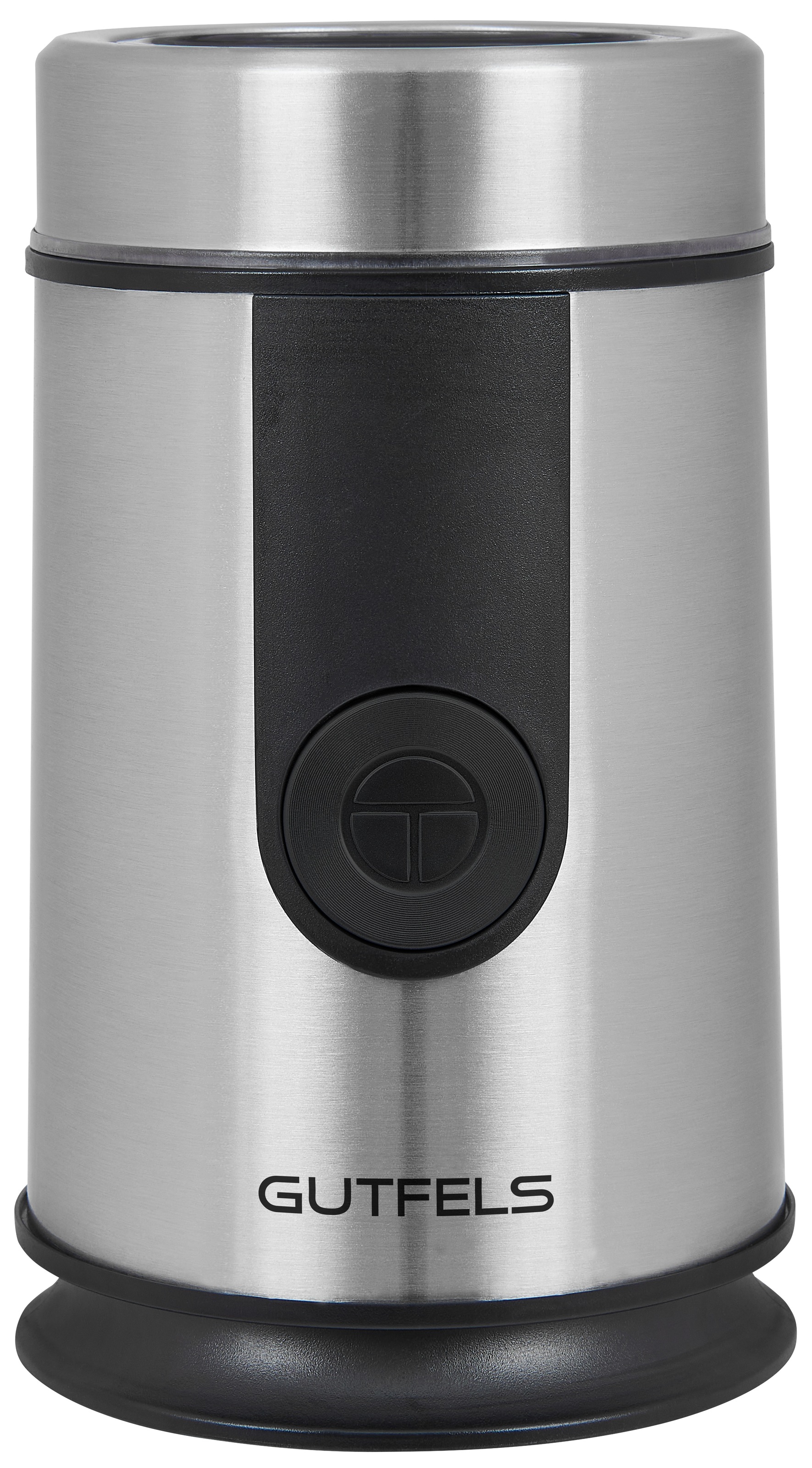 GUTFELS Kaffeemühle "COFFEE5010", B:9,8cm H:16,6cm T:9,8cm, silber, Kaffeemühlen, 50 g Kapazität, 200 Watt