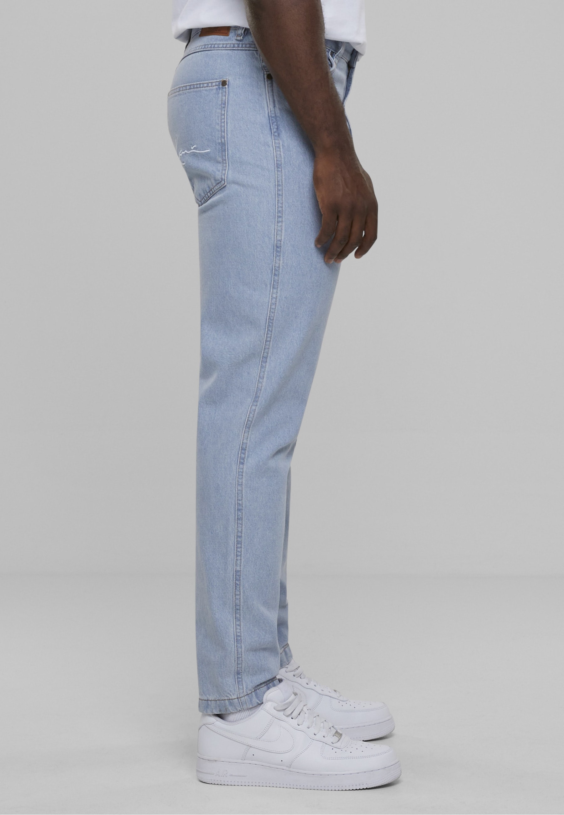 Karl Kani Bequeme Jeans »Karl Kani Herren KK Small Signature Tapered Five Pocket Denim«