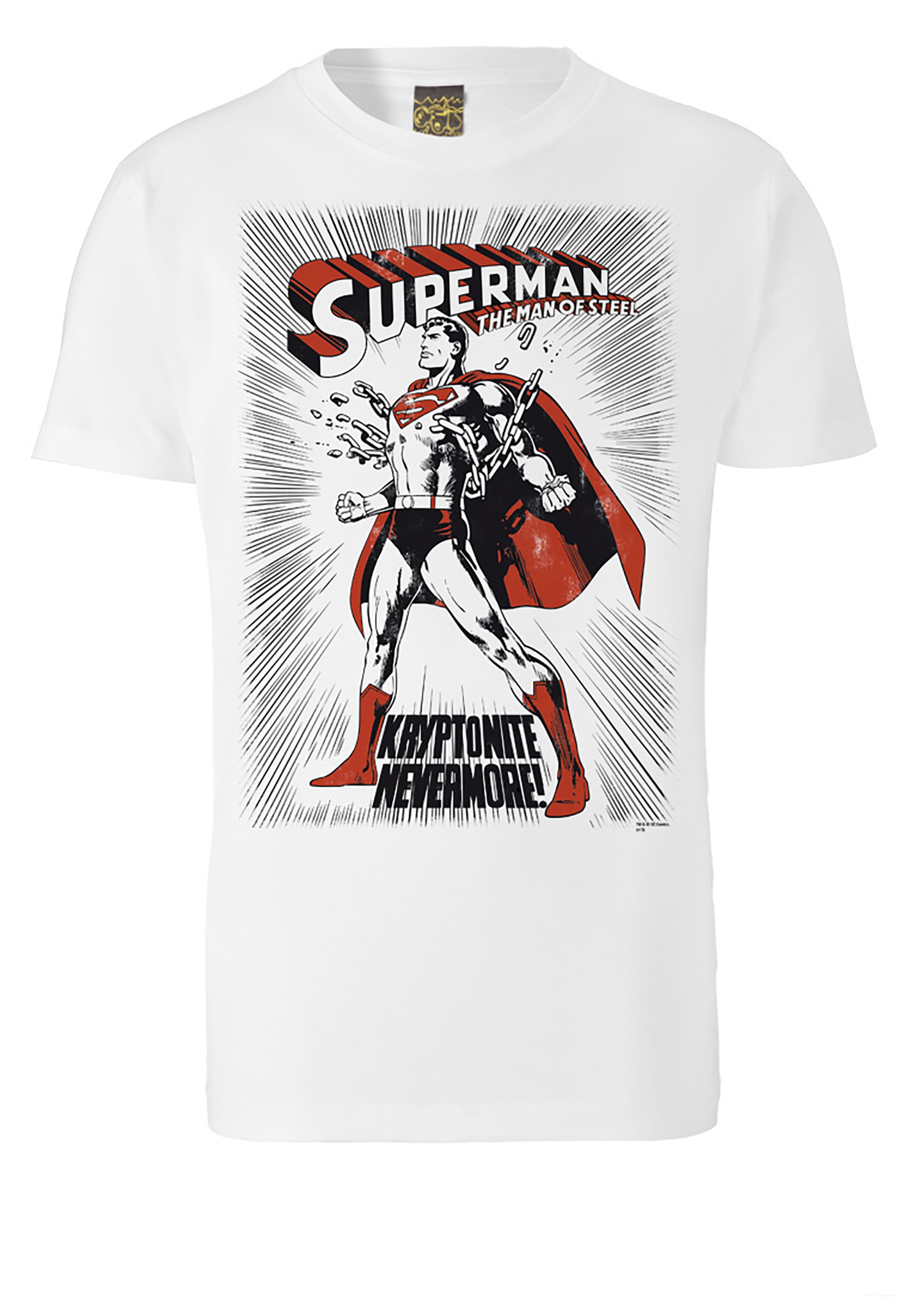 LOGOSHIRT T-Shirt »Superman Kryptonite«, mit bestellen Superhelden-Print | trendigem BAUR