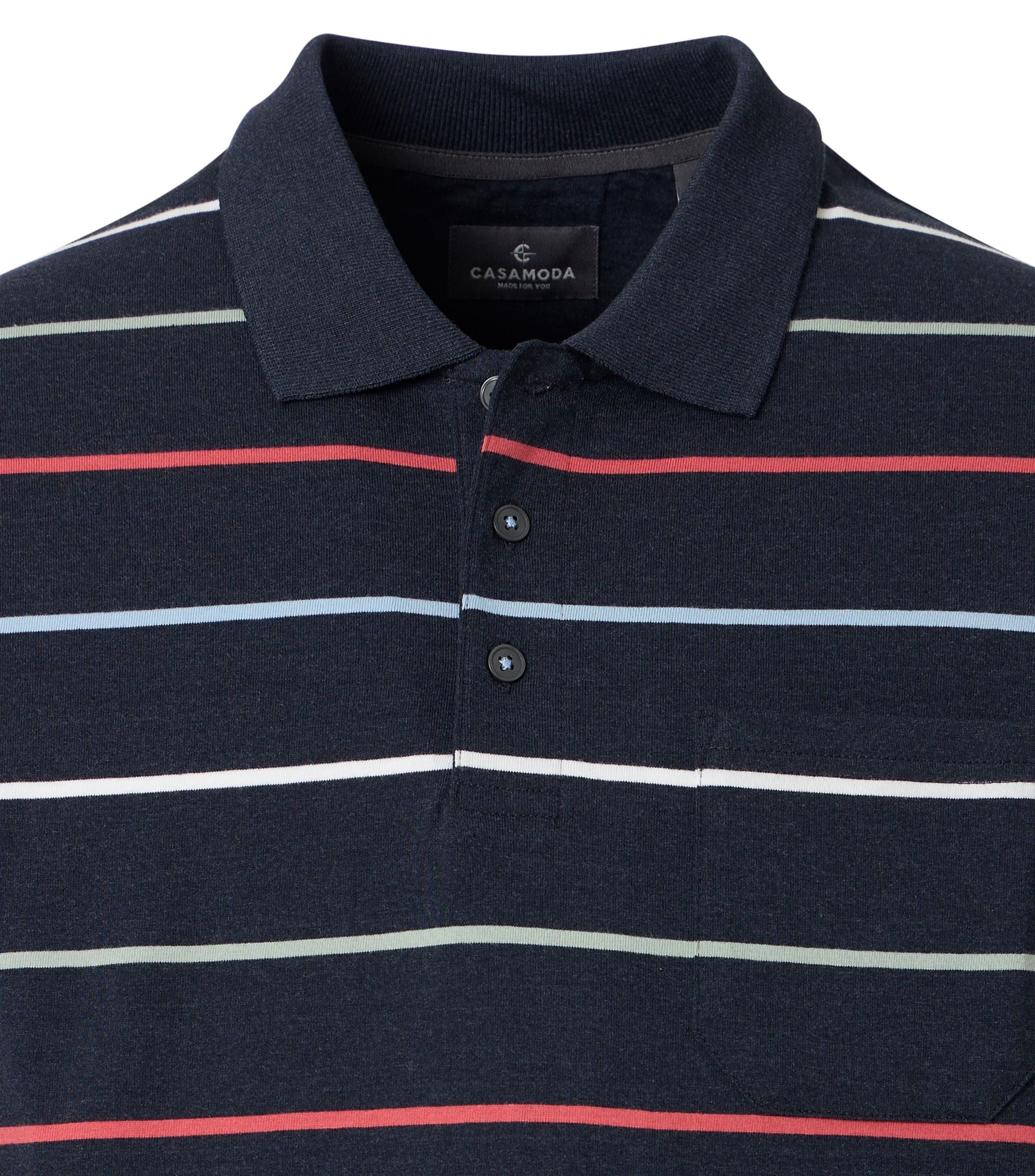 CASAMODA Poloshirt »CASAMODA Polo-Shirt gestreift«