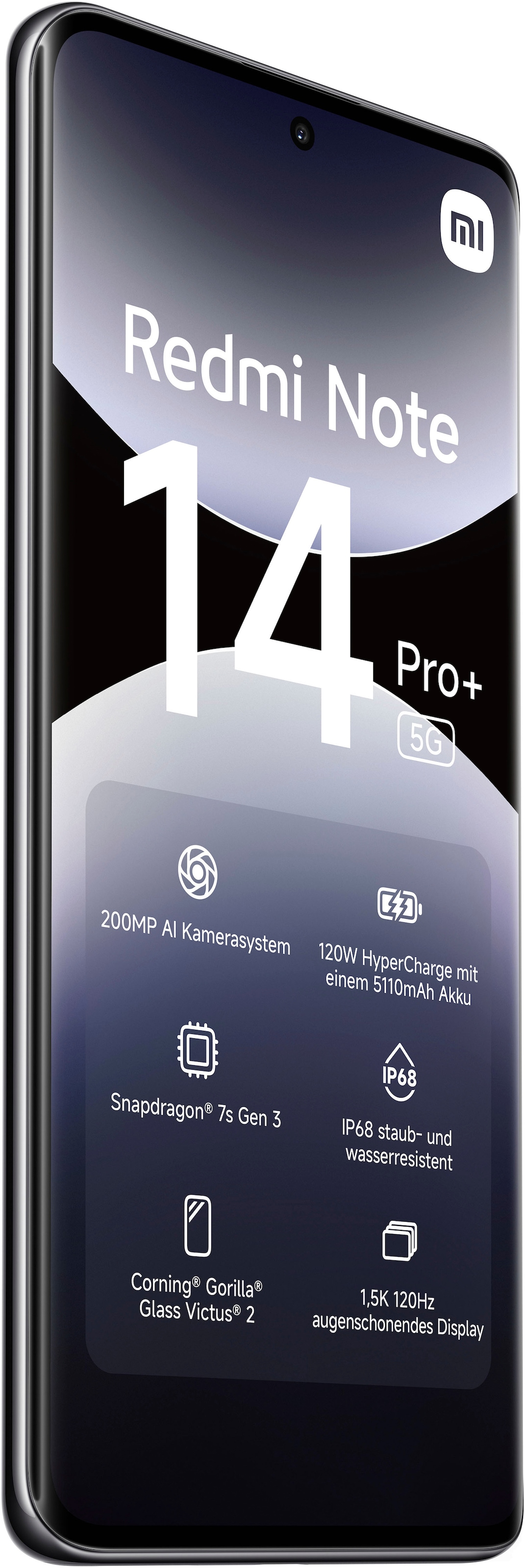 Xiaomi Smartphone »Redmi Note 14 Pro+ 5G«, schwarz