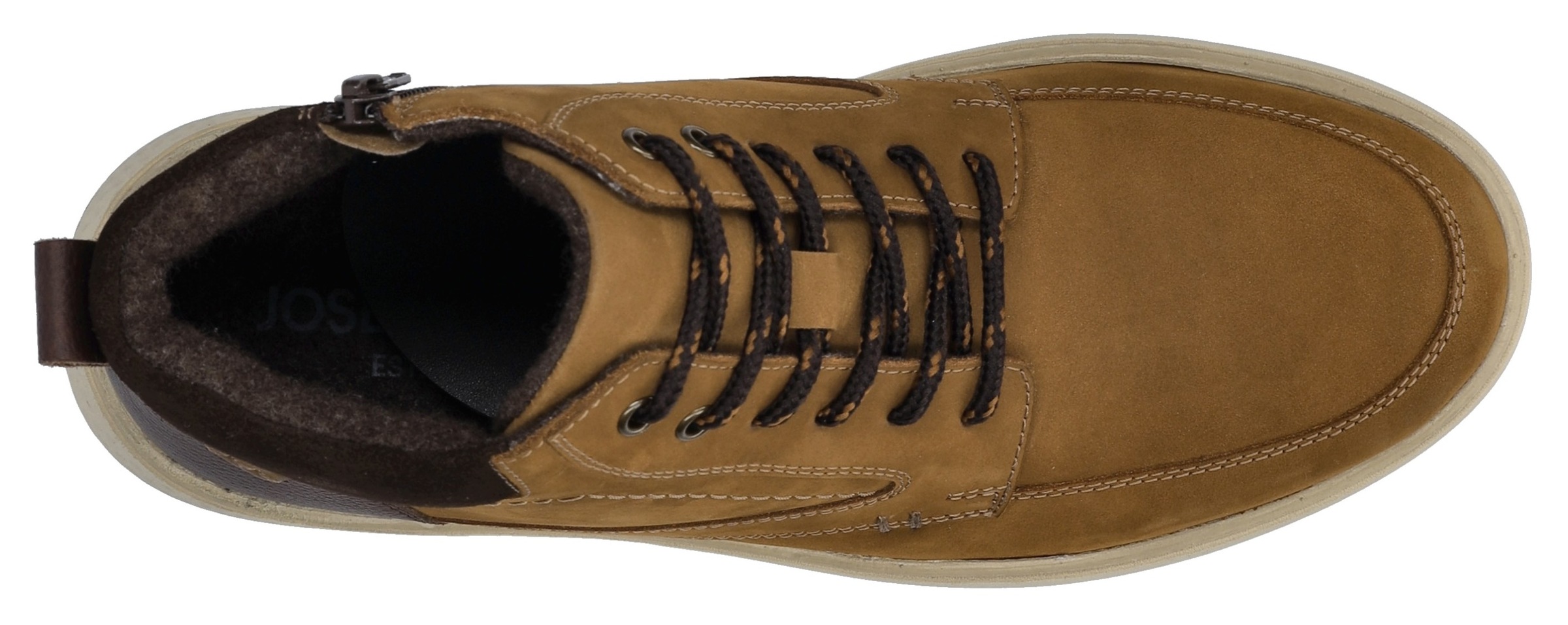 Josef Seibel Schnürboots »Clayton 03«, Schnürschuh, Komfortschuh mit Reißverschluss