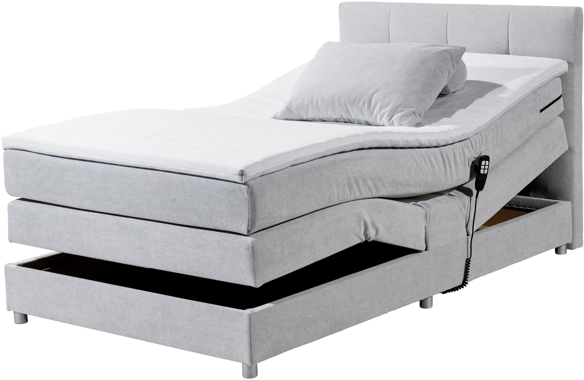 ED EXCITING DESIGN Boxspringbett »Toulouse B« inkl. Motor