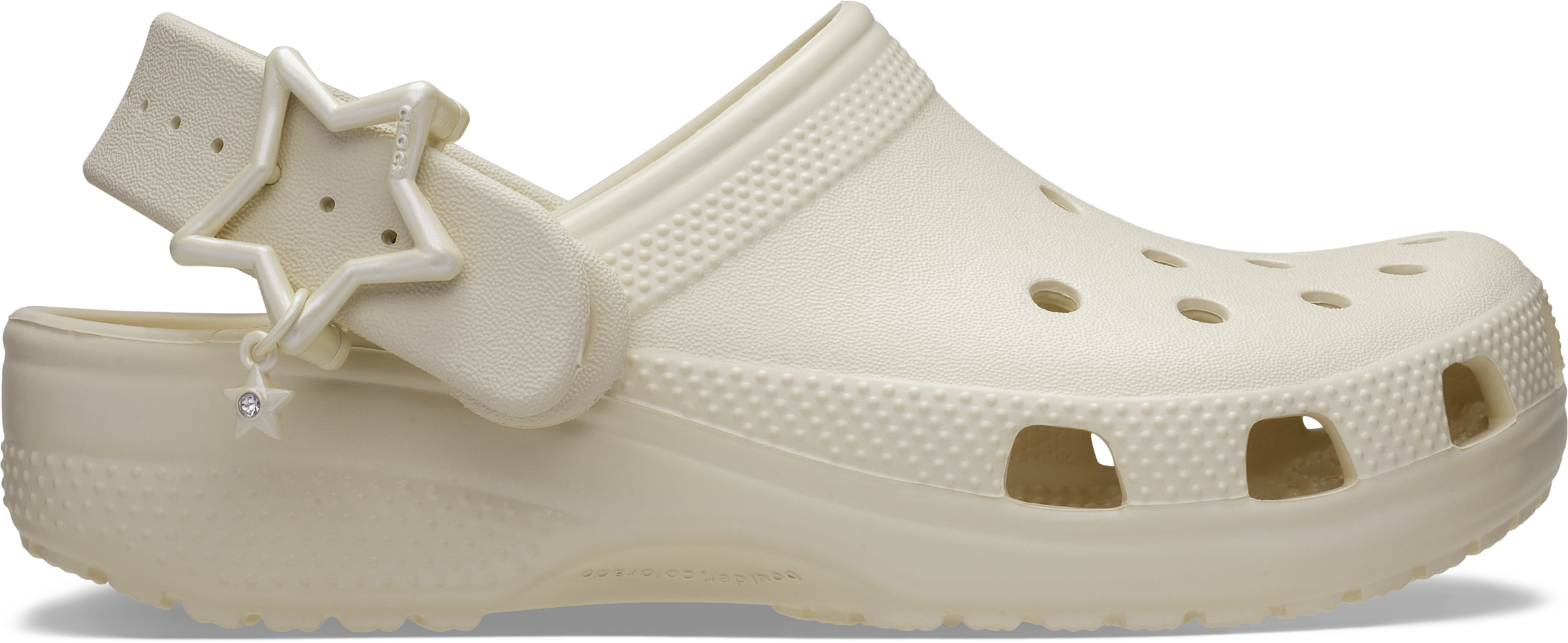 Crocs Clog »Classic Star Buckle Clog K«  Schlupfschuh, Hausschuh mit leicht genoppter Innensohle