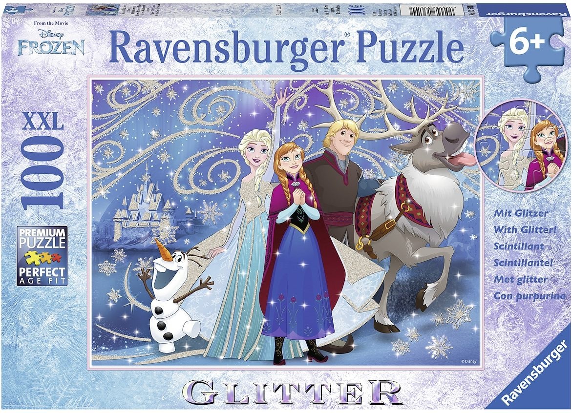 Puzzle »Disney Frozen, glitzernder Schnee«, Made in Germany, FSC® - schützt Wald -...