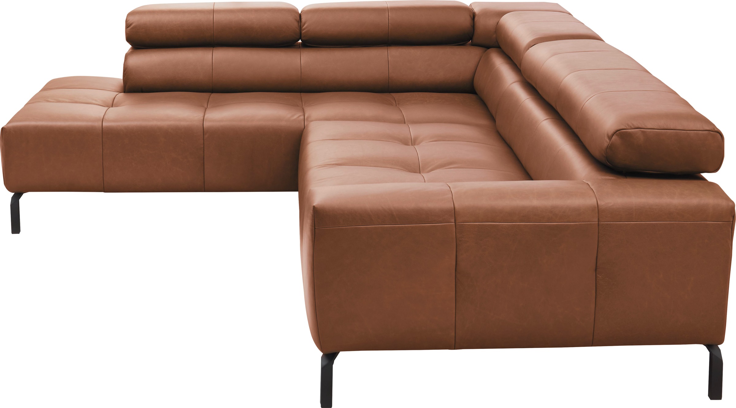 Places of Style Ecksofa »Cleveland, L-Form, incl. Kopfteilverstellung, Breite 276 cm«, wahlweise elektrischer Sitzvorzug