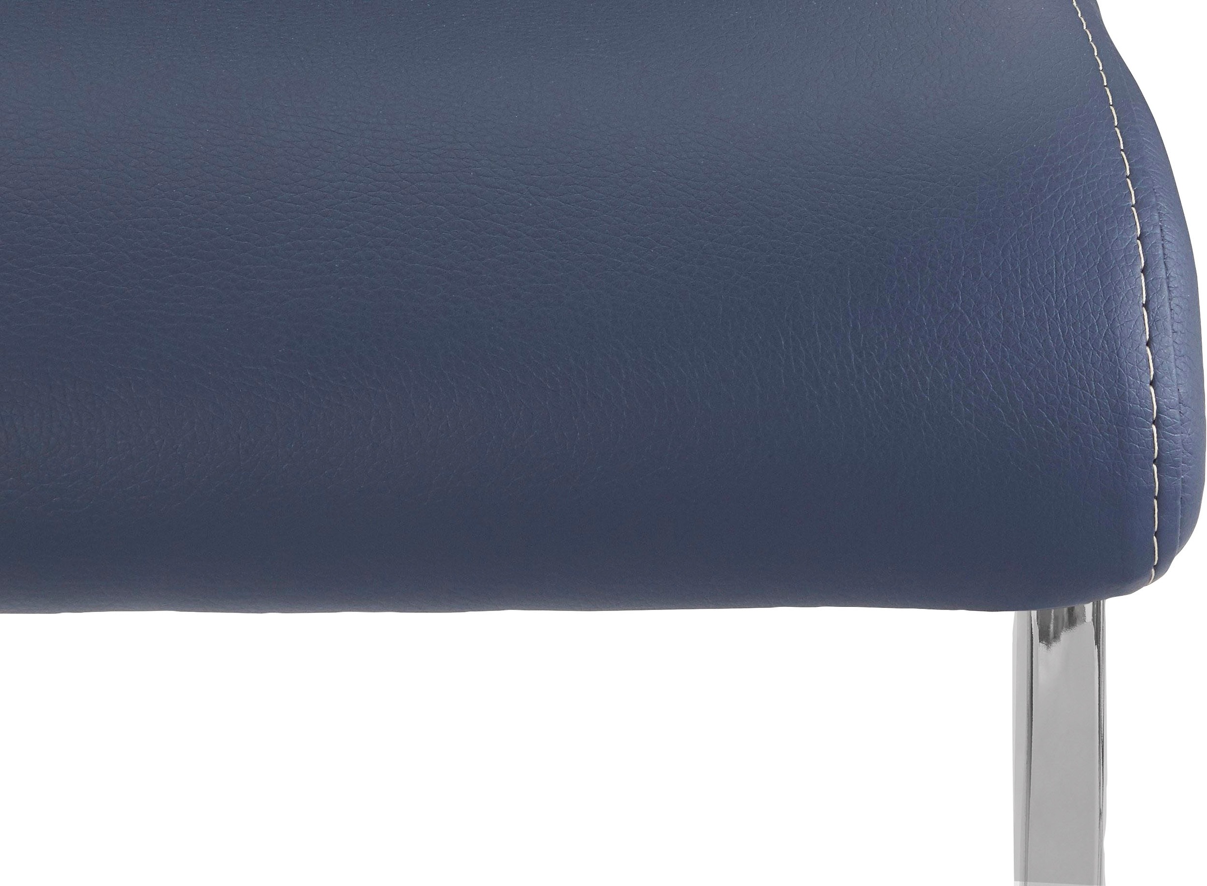 Home affaire Freischwinger »Nils« (Set) 2 Stk.Stuhl belastbar bis 120 Kg, Gestell Metall im Chrom-Look oder Schwarz