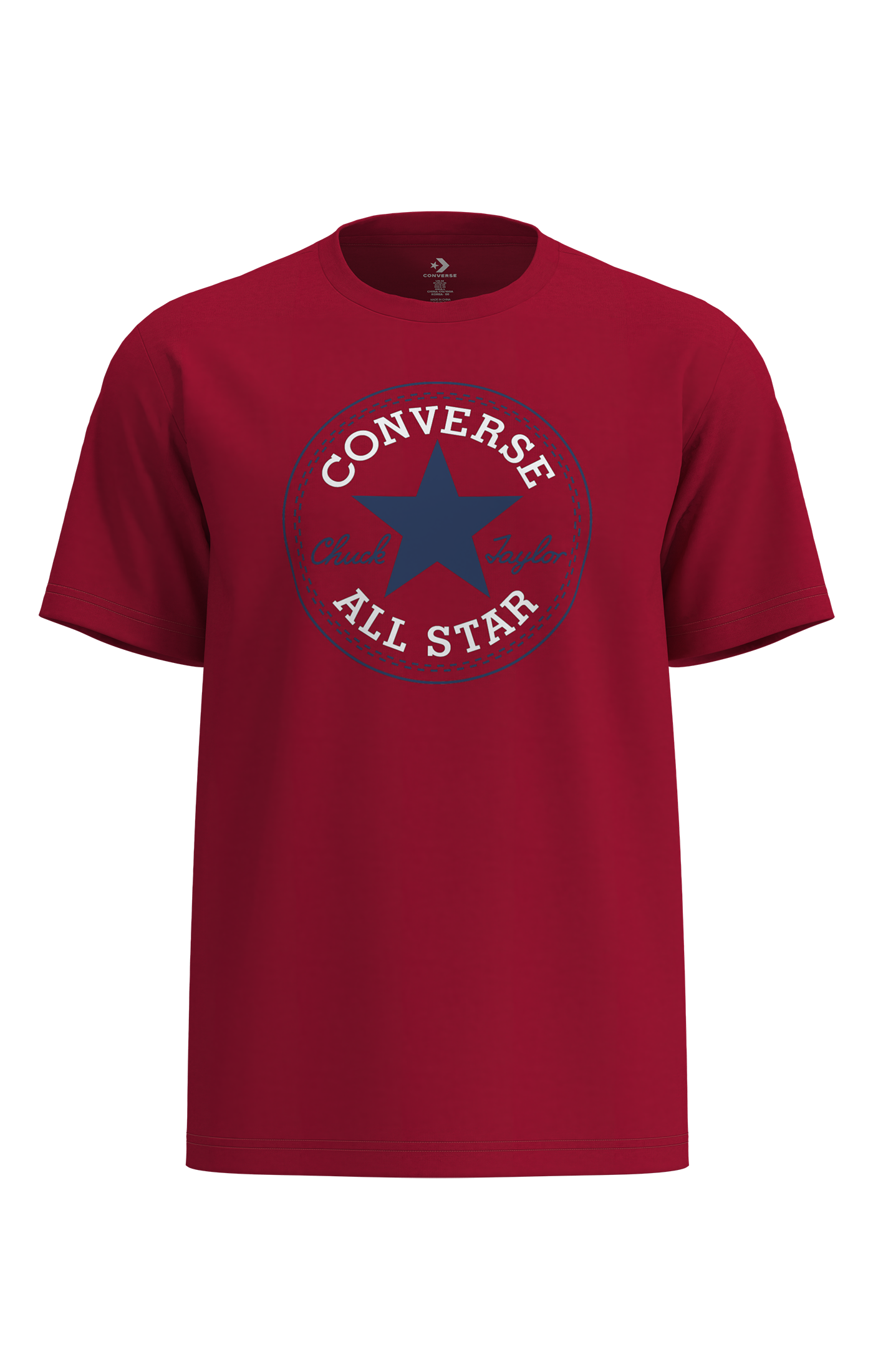 CONVERSE Herren T-Shirt "CHUCK LOGO TEE"converse rot, Gr. M, Obermaterial: 100% Baumwolle, Shirts