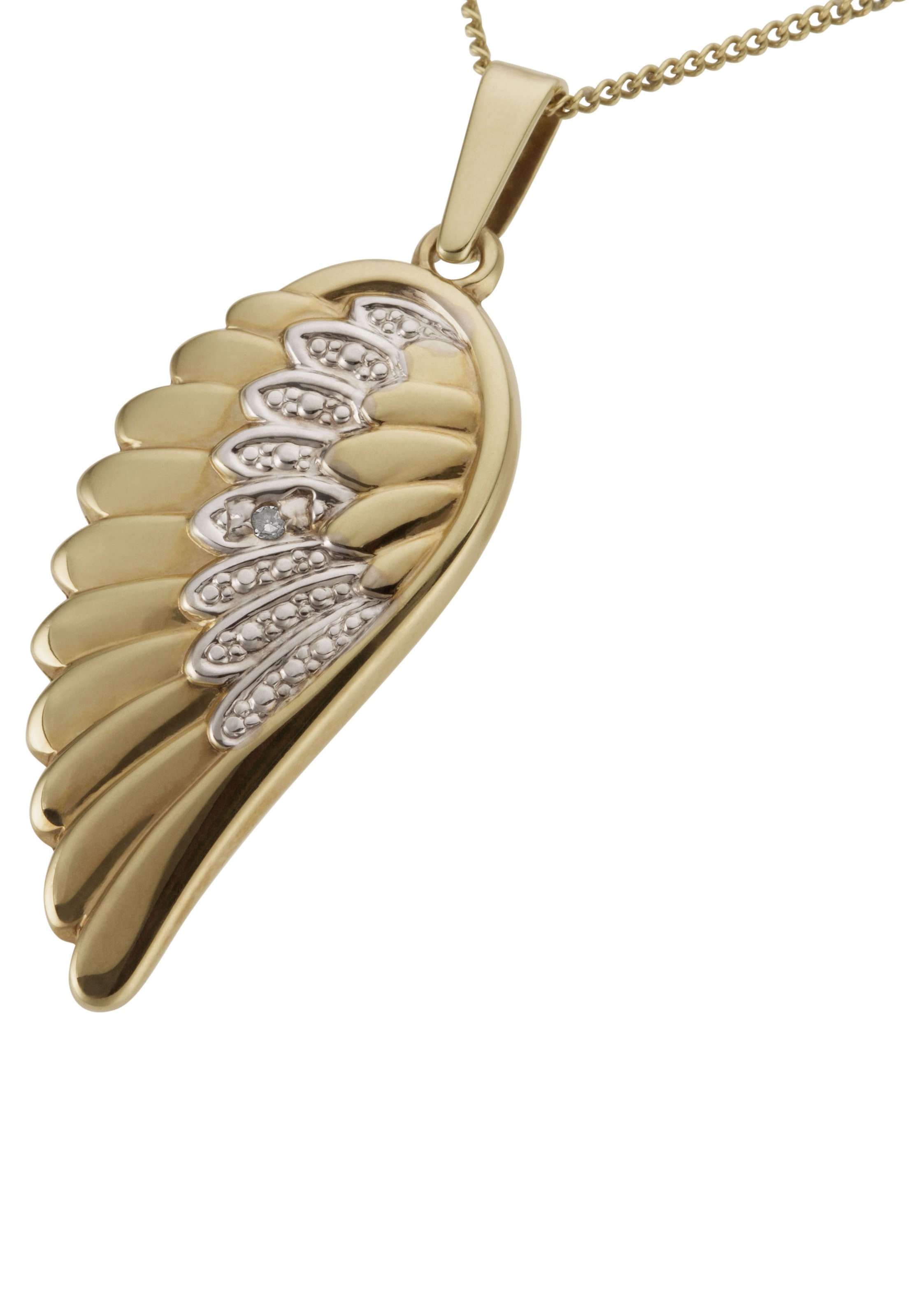 Firetti Kettenanhänger »Schmuck Geschenk Gold 333 Halsschmuck Anhänger für  Halskette Flügel«, zu Kleid, Shirt, Jeans, Sneaker! Anlass Geburtstag  Weihnachten kaufen | BAUR
