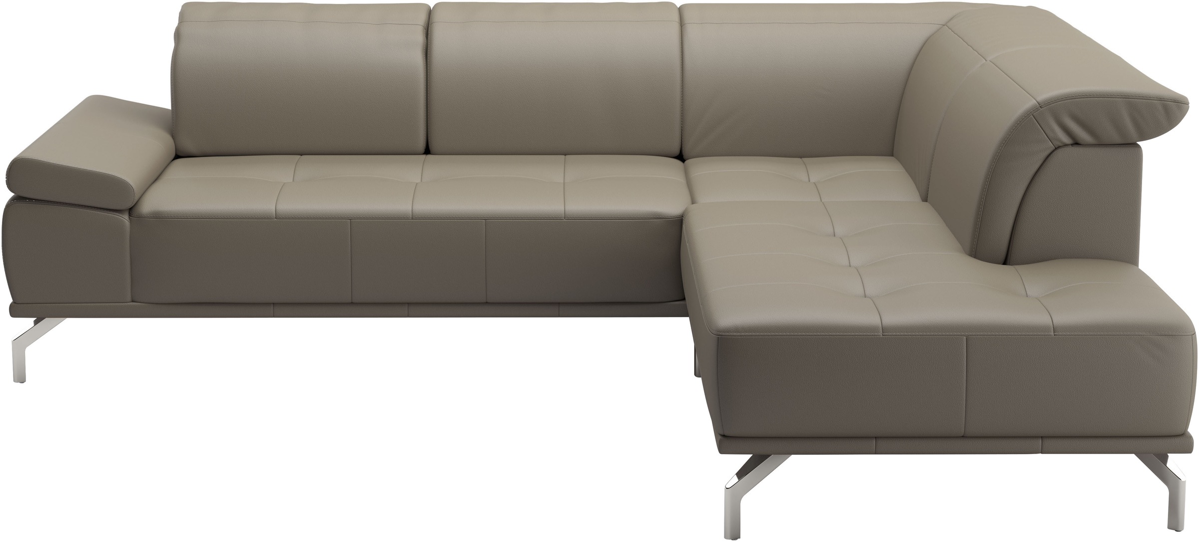 Places of Style Ecksofa »Caluna«, Inkl.Sitztiefenverstellung, wahlweise mit Kopf- und Armteilverstellung