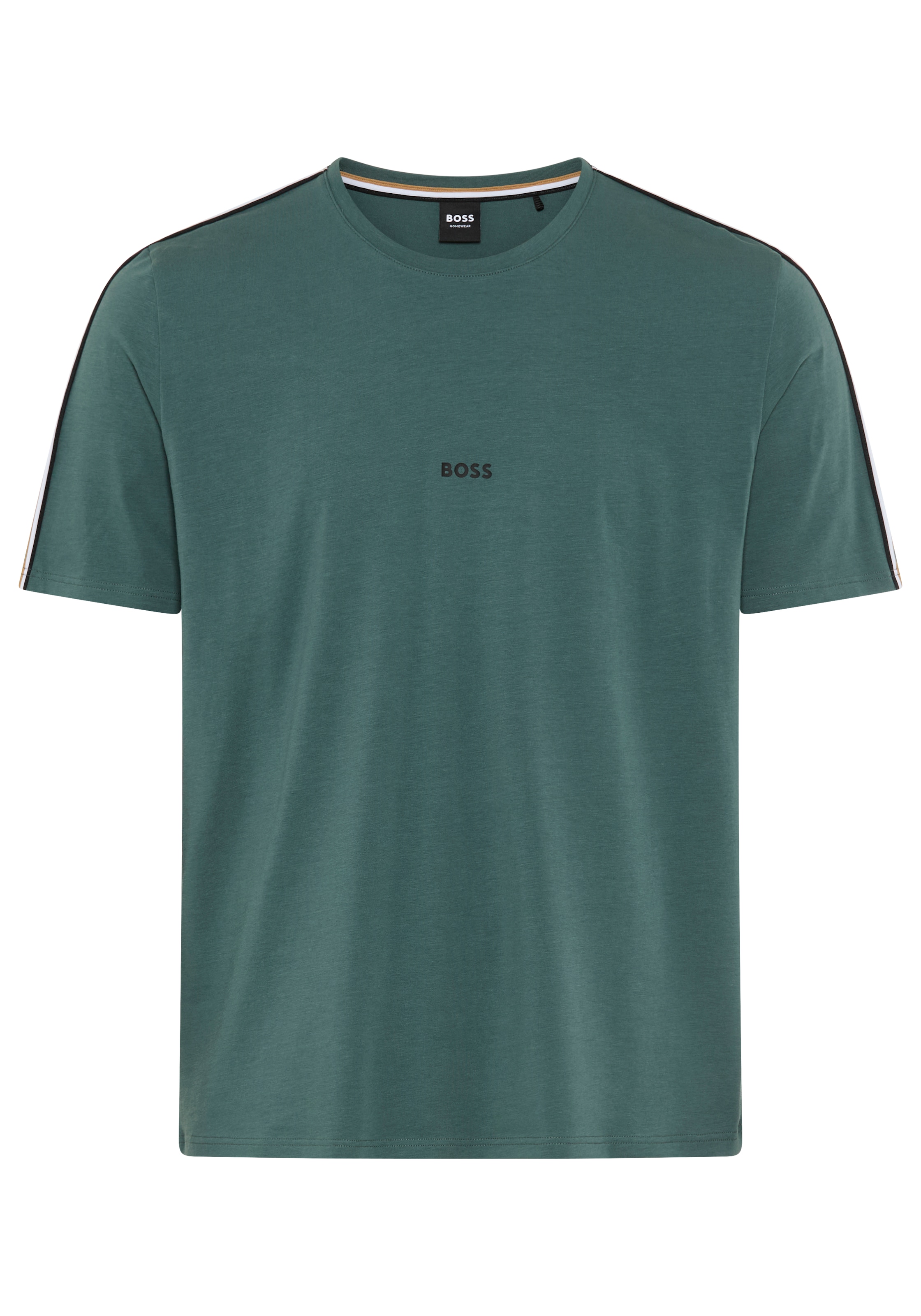 BOSS T-Shirt "Unique" aus elastischer Baumwolle mit Tape-Details, regular f günstig online kaufen