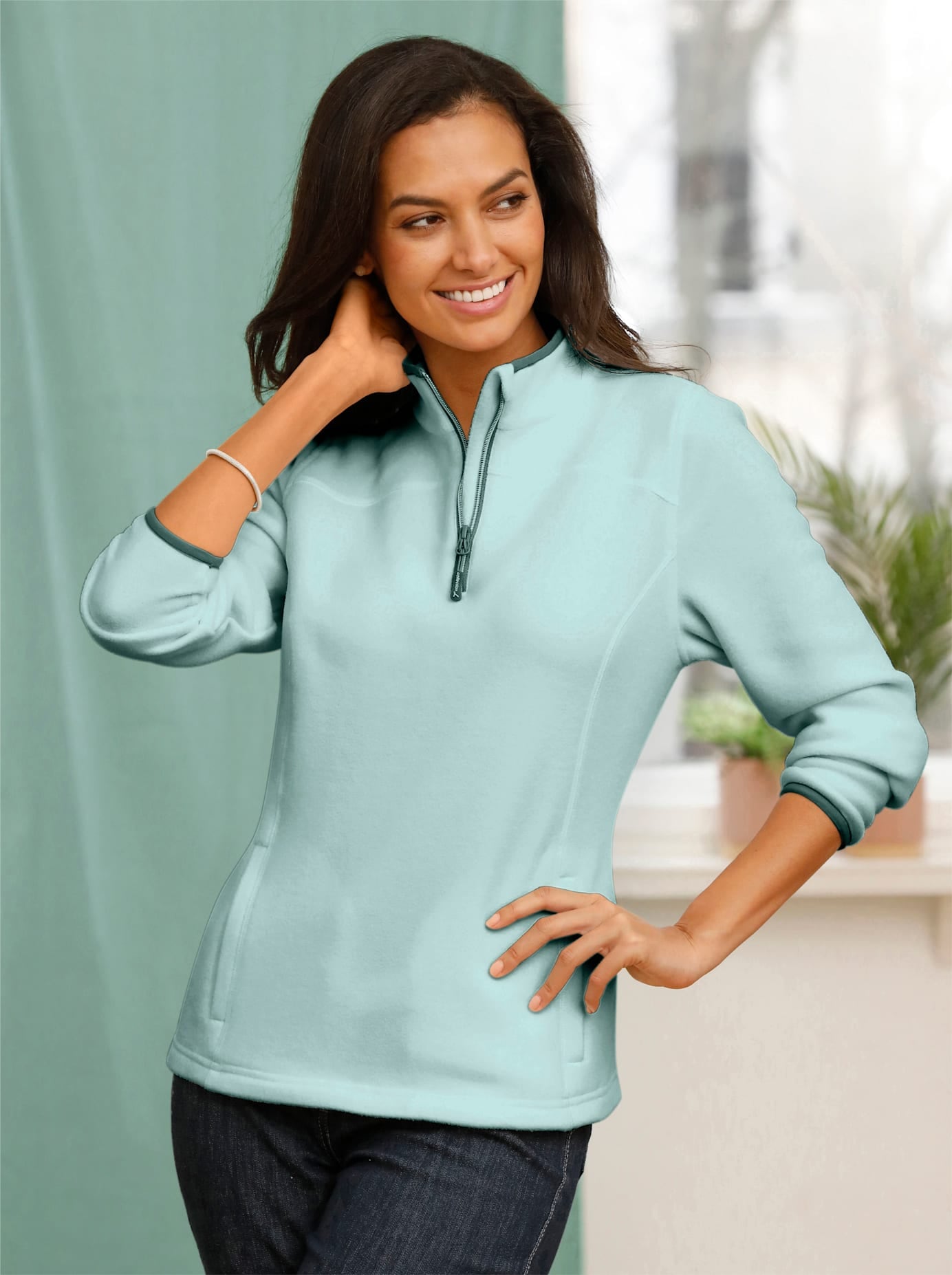 Casual Looks Fleeceshirt "Fleece-Shirt" 1 Stk. tlg. günstig online kaufen