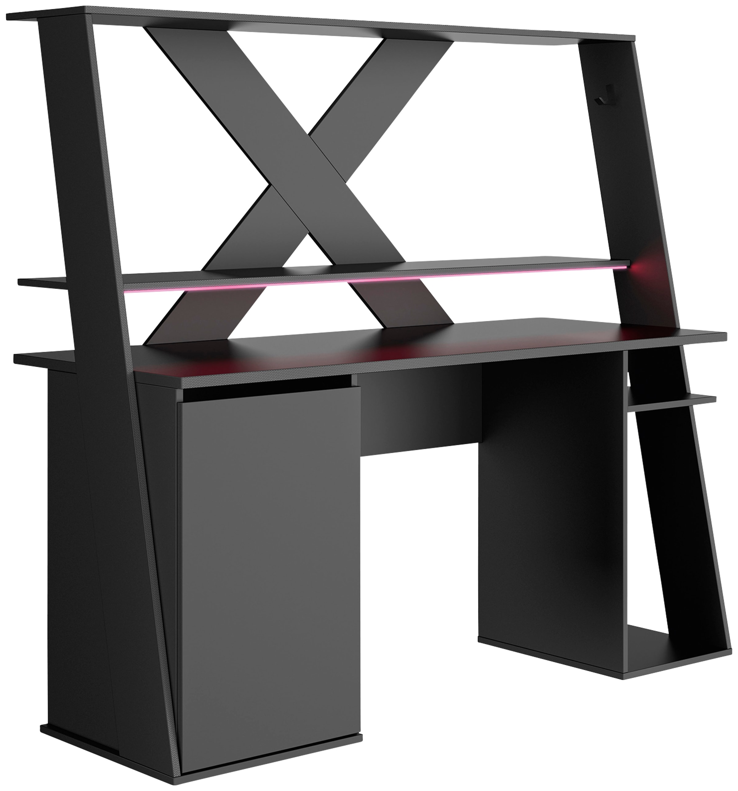 Gami Gamingtisch »AXYON«, (1 St.), Das ganze Material findet seinen Platz