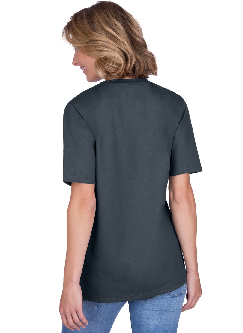Thumbnail - Trigema T-Shirt "TRIGEMA V-Shirt DELUXE Baumwolle", (1 tlg.)