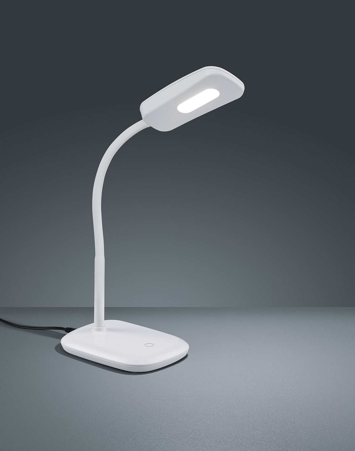 TRIO Leuchten LED Tischleuchte »Boa«, 1 flammig-flammig, Schreibtischlampe,  weiß, Touch Dimmer, warmweiß, verstellbarer Flexarm | BAUR