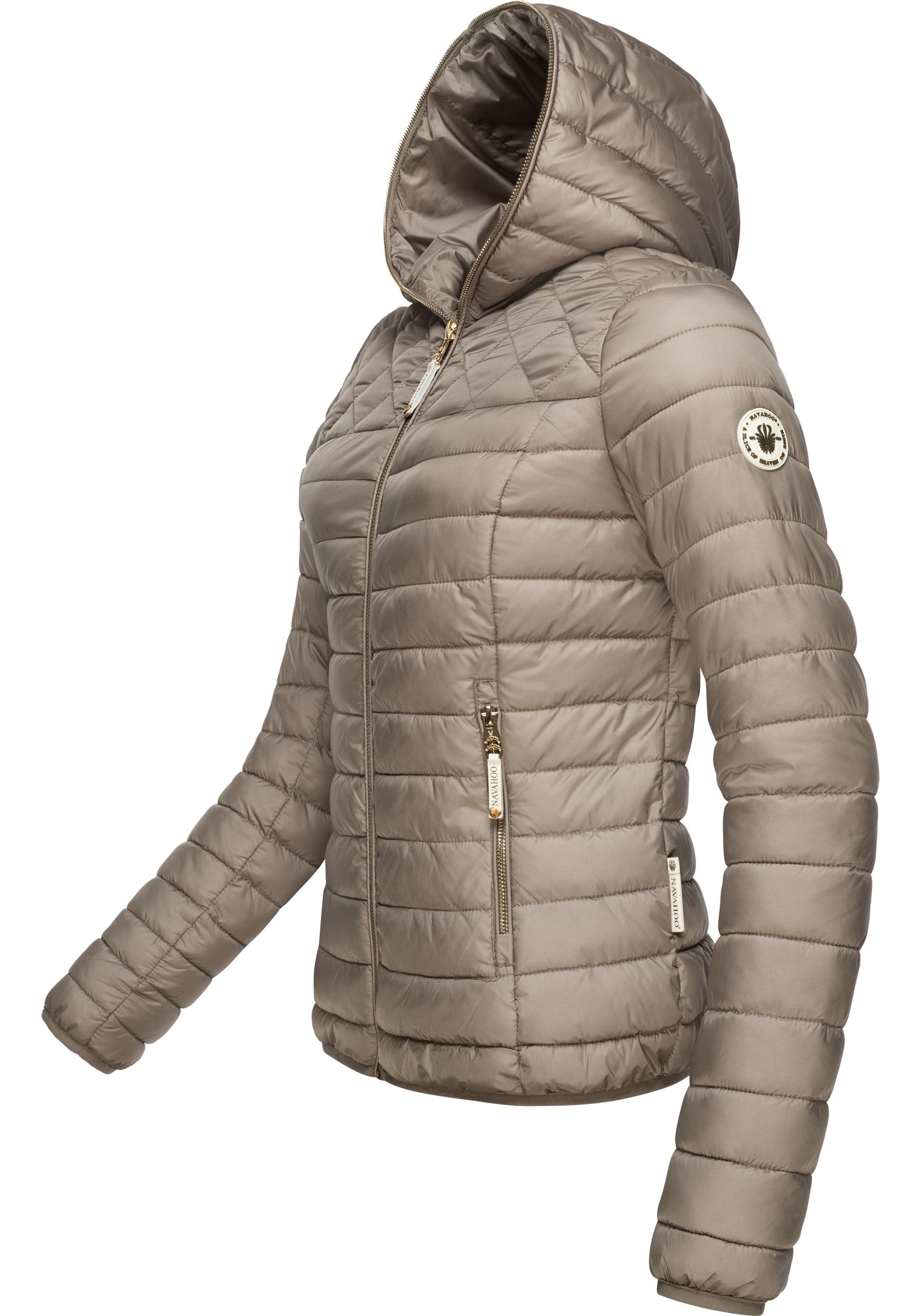 Navahoo Steppjacke »Ich Bin Hübsch«, mit Kapuze, leichte Übergangsjacke mit Kapuze