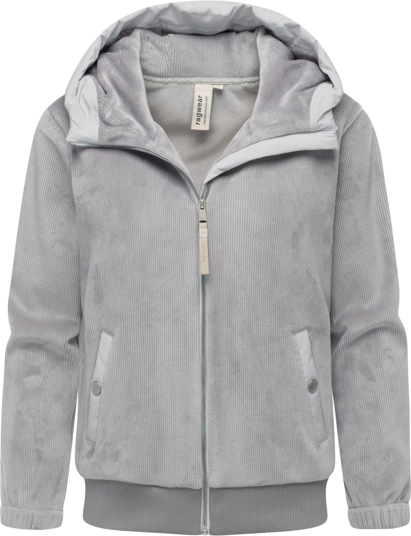 Ragwear Fleecejacke »Cousy Short Bonded« mit Kapuze Übergangsjacke mit kuscheligem Teddyfell-Innenfutter