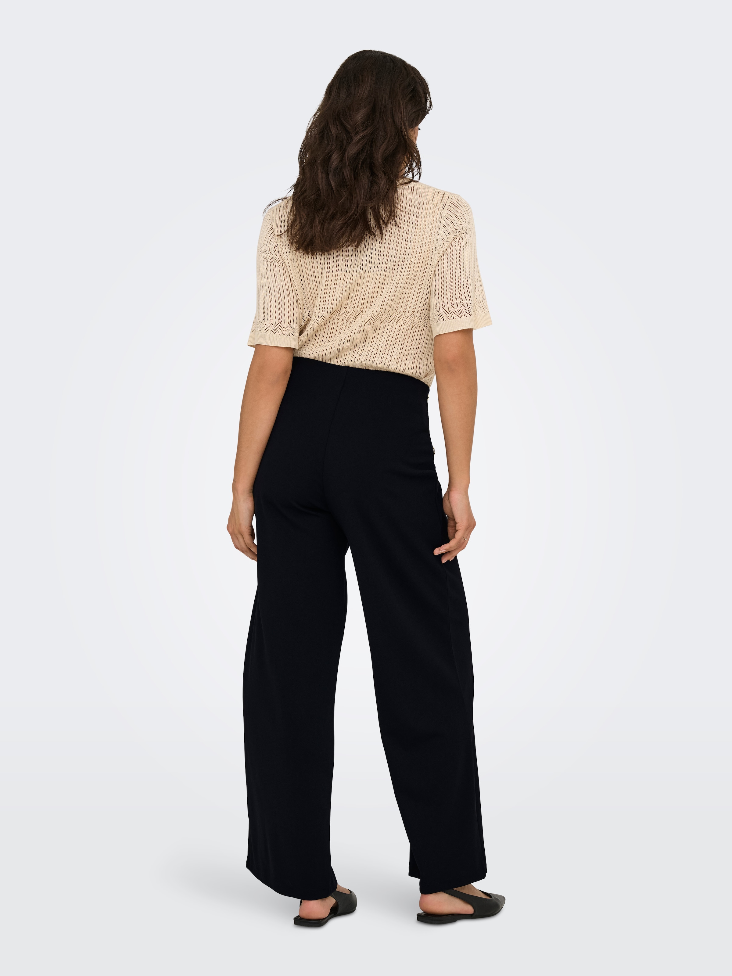JDY Jerseyhose »JDYGEGGO LIFE BUTTON PANT JRS NOOS«  Materialmix, regular fit