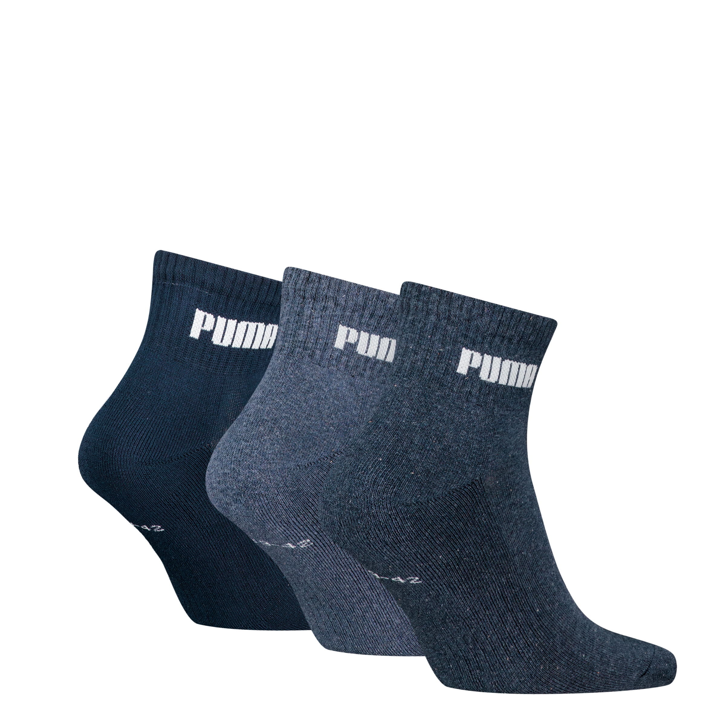 PUMA Kurzsocken »PUMA UNISEX CUSHIONED NEXT QUARTER 3P«, (3 Paar, 3 Paar), mit gepolsterter Sohle