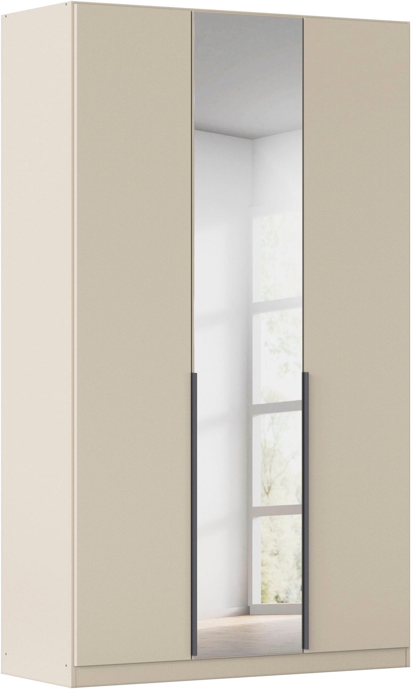 OTTO home Drehtürenschrank "Kleiderschrank Schrank Garderobe AGORDO mit Dekor- oder Hochglanzfront" in zwei Griff-Farben, Breiten 91-405 cm, durchdachte Innenausstattung, in 8 Breiten und 2 Höhen MADE IN GERMANY