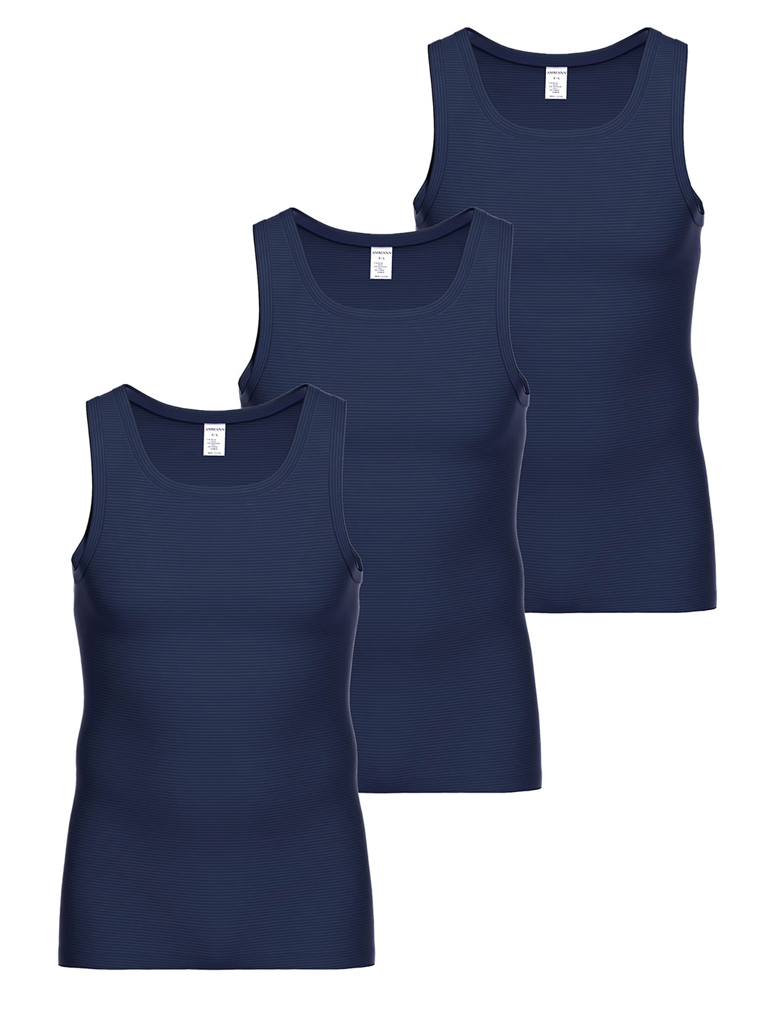 Ammann Achselhemd "3er Pack Athletic Shirt Day Modern / Cotton & More"
