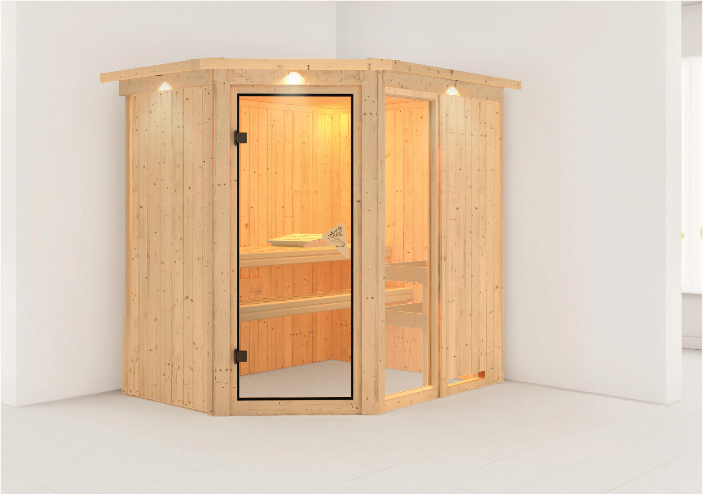 Karibu Sauna »Frigga 1«, ohne Ofen