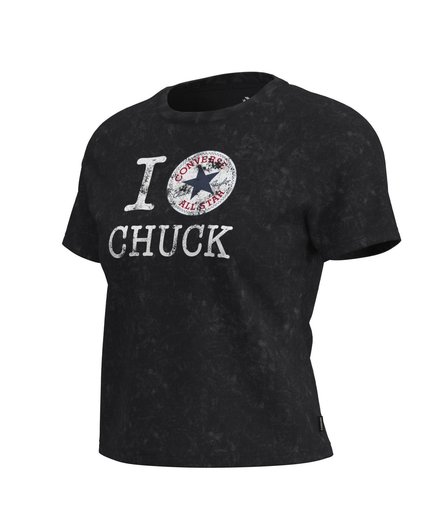Converse T-Shirt »I LOVE CHUCK TEE« mit Rundhalsausschnitt, aus Baumwolle, normale Länge