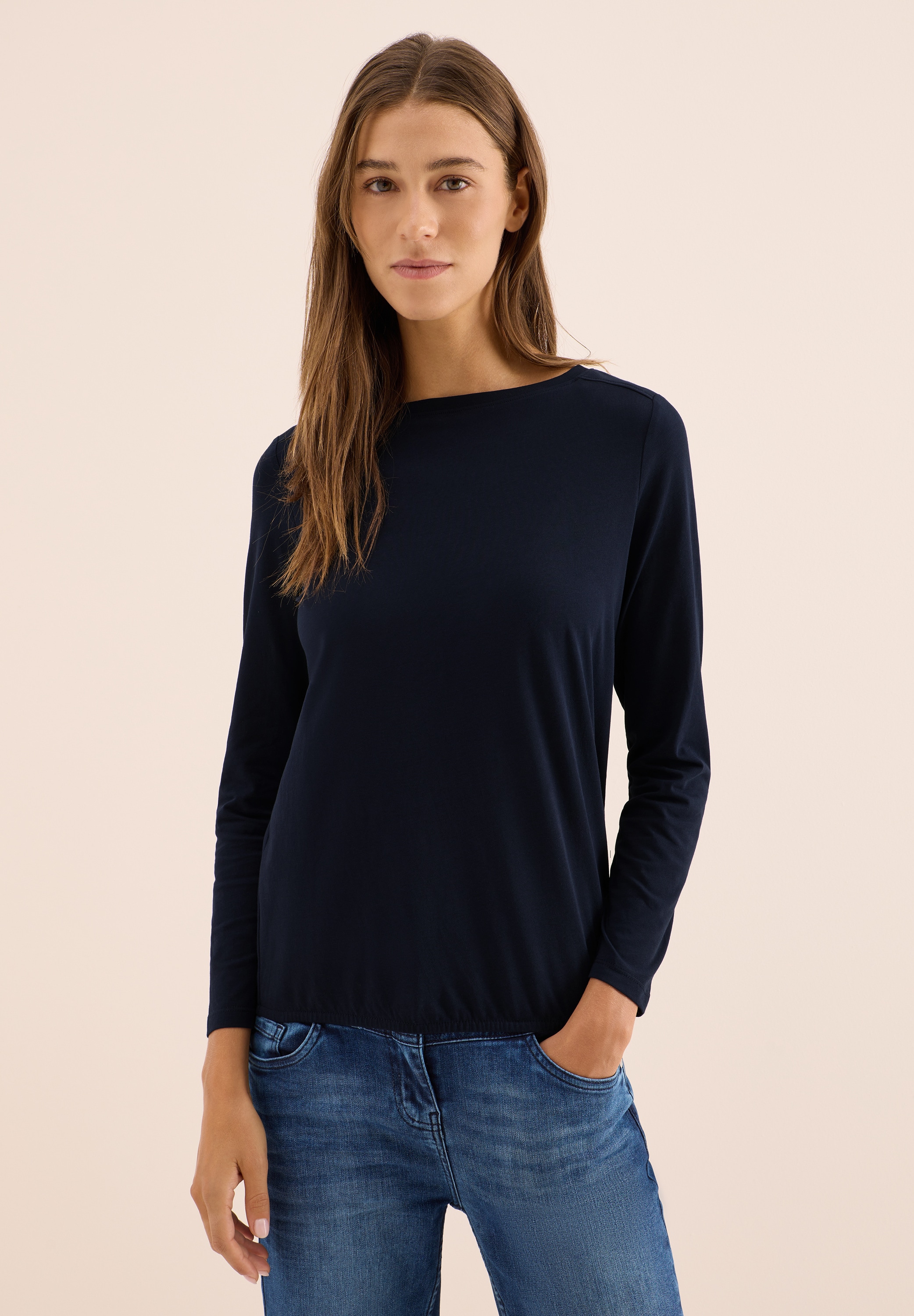 Cecil Langarmshirt, aus reiner Baumwolle günstig online kaufen