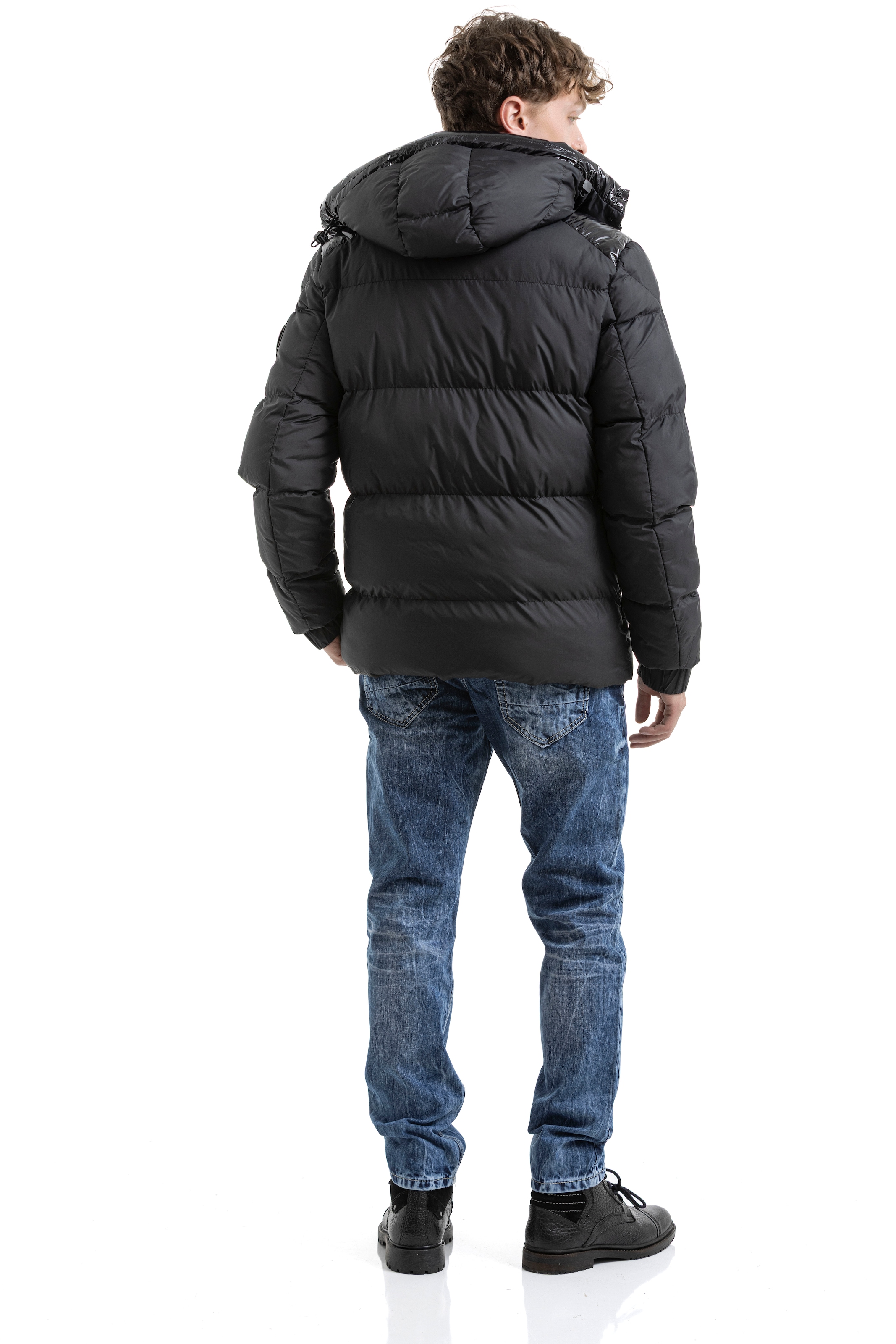 Cipo & Baxx Steppjacke mit Kapuze