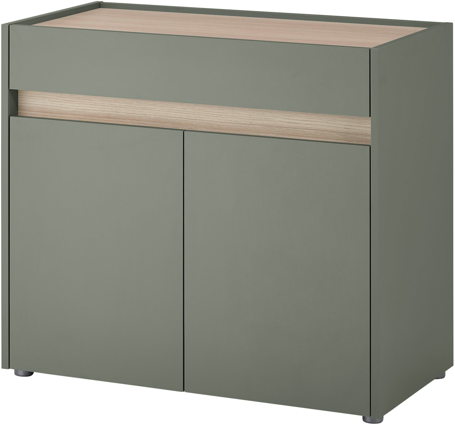 INOSIGN Kommode »GiRON/CiTY, Schrank in vier Farben, modernes Sideboard, Kommode«, viel Stauraum, Schublade, 80 cm breit