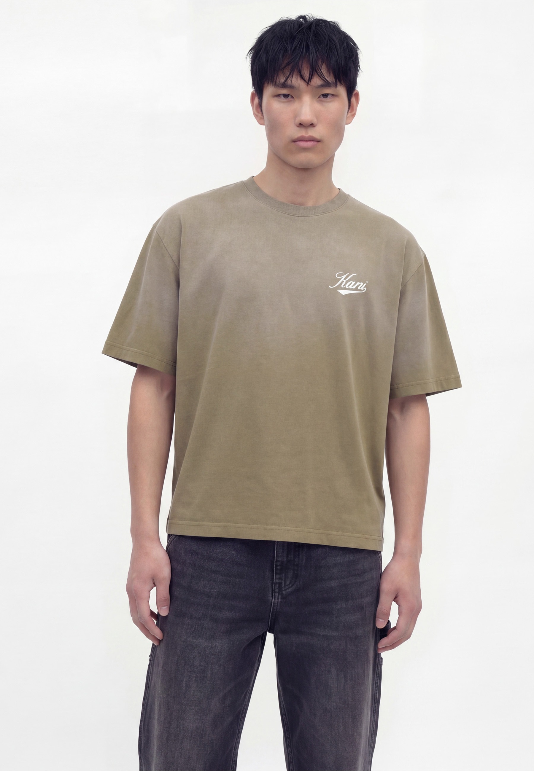 Karl Kani T-Shirt »Karl Kani Cursive Varsity Gradient Boxy T-Shirt« 1