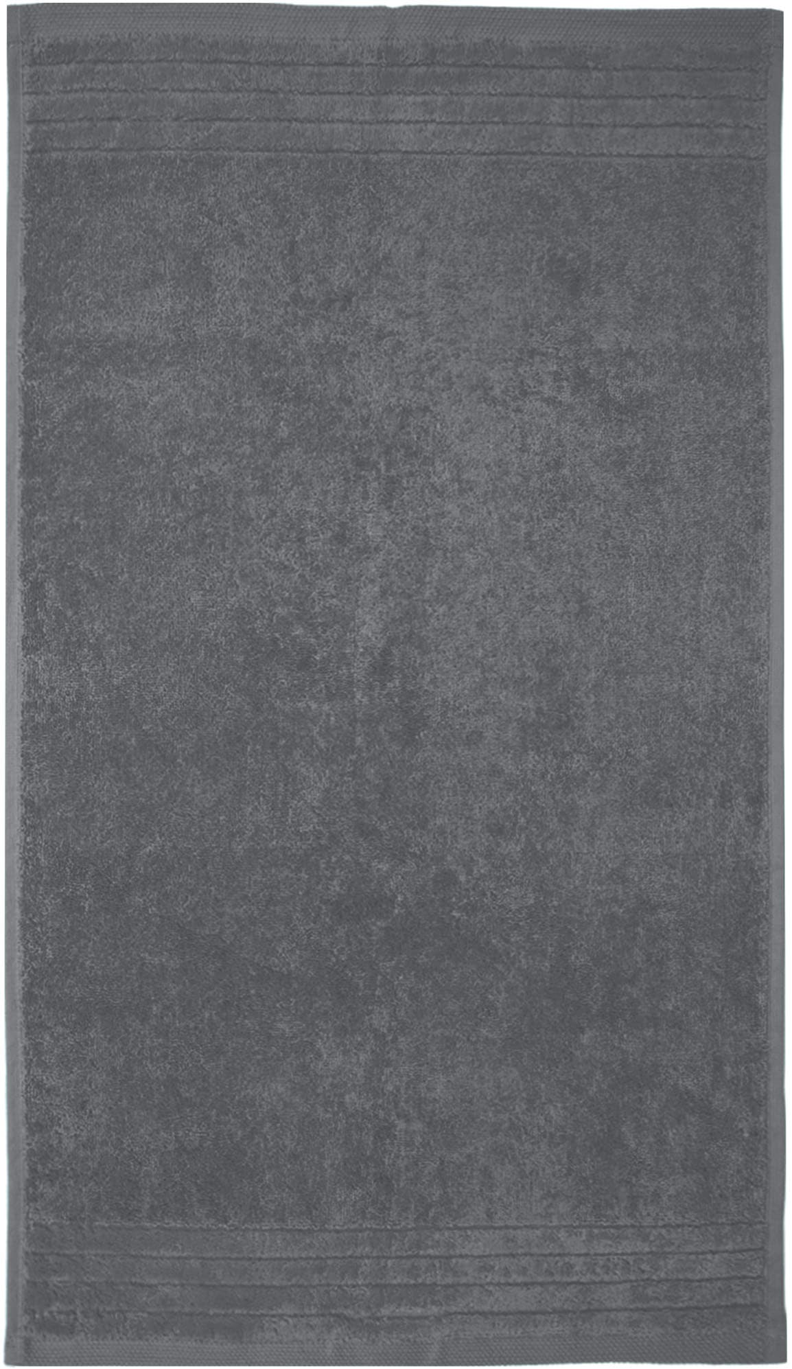my home Handtücher »Sanremo Premium, Premium Handtücher, 600 gr/m², 40x70cm«, (Set, 6 St., 6x 40x70cm), mit Bordüre, einfarbig, flauschig und weich, Händehandtücher