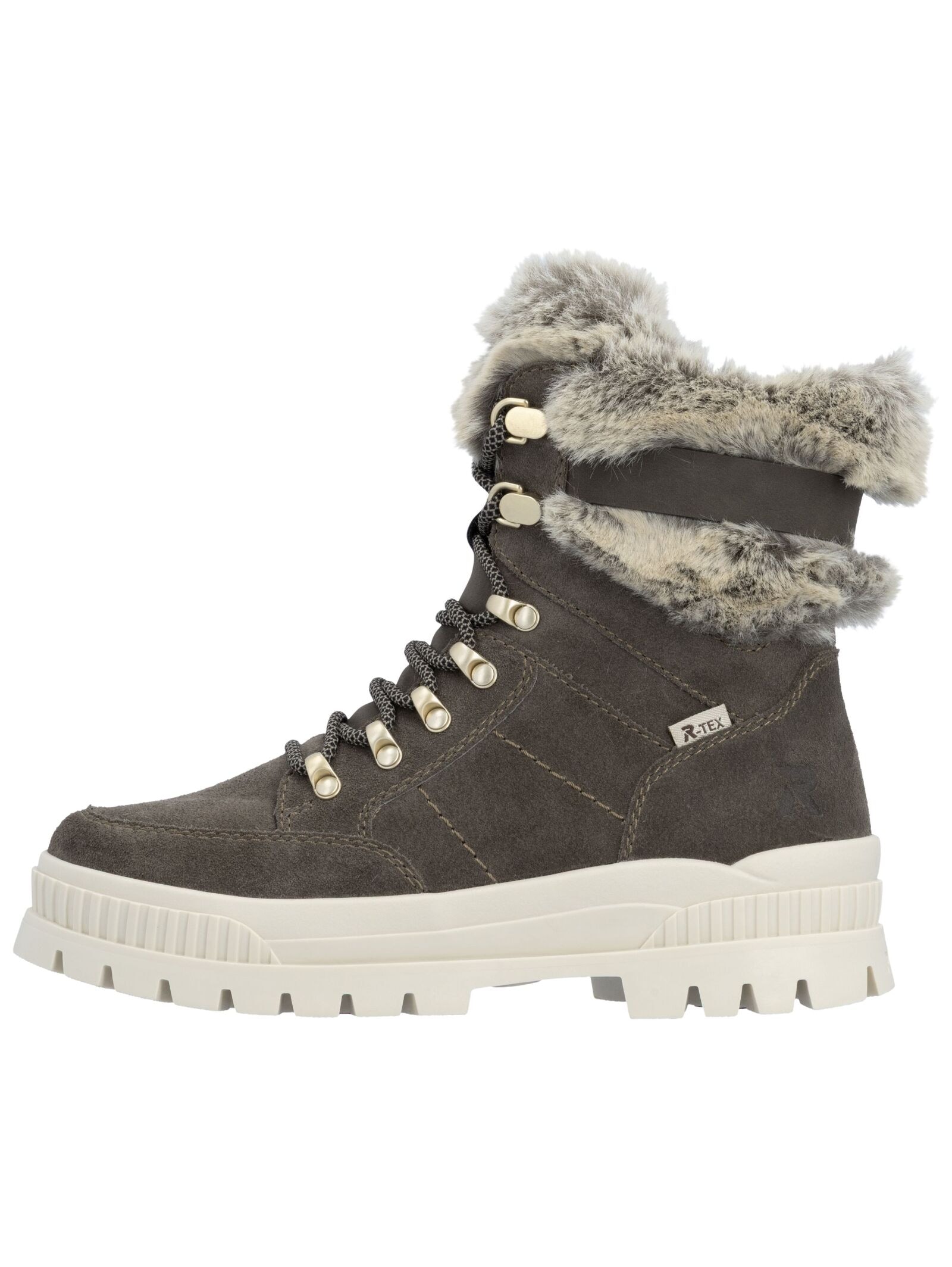 Rieker Schnürstiefelette »Rieker Stiefelette Veloursleder«